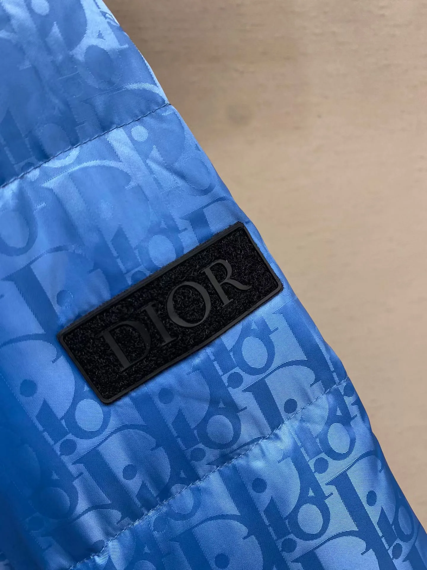 Dior Oblique Down Jacket (Blue) — 보기 8