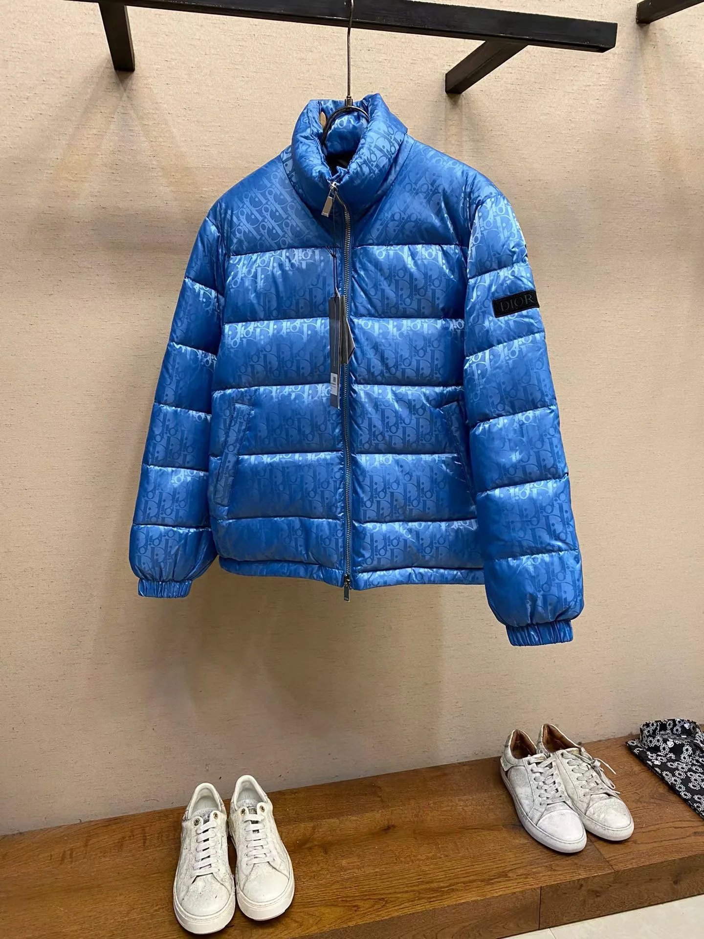 Dior Oblique Down Jacket (Blue)