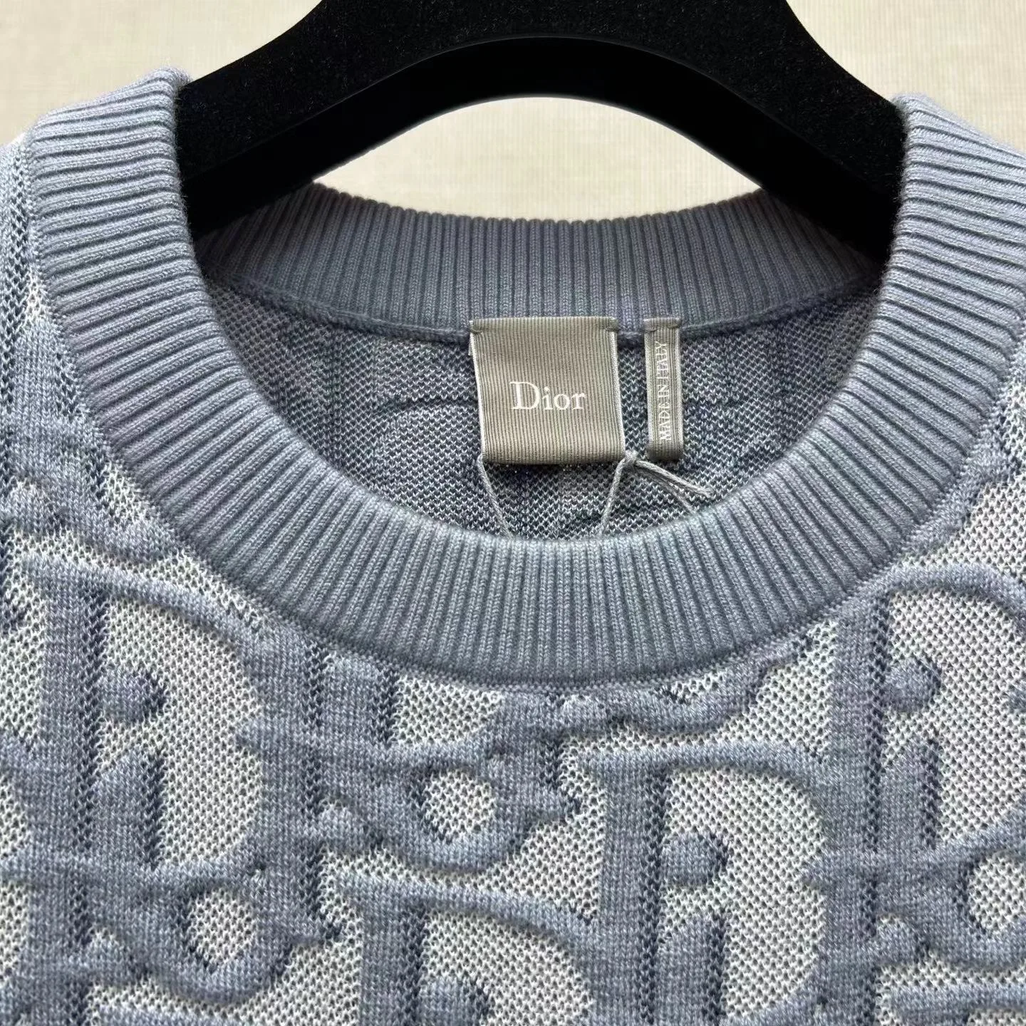 Dior Oblique standard fit T-shirt (Blue) — 图 2