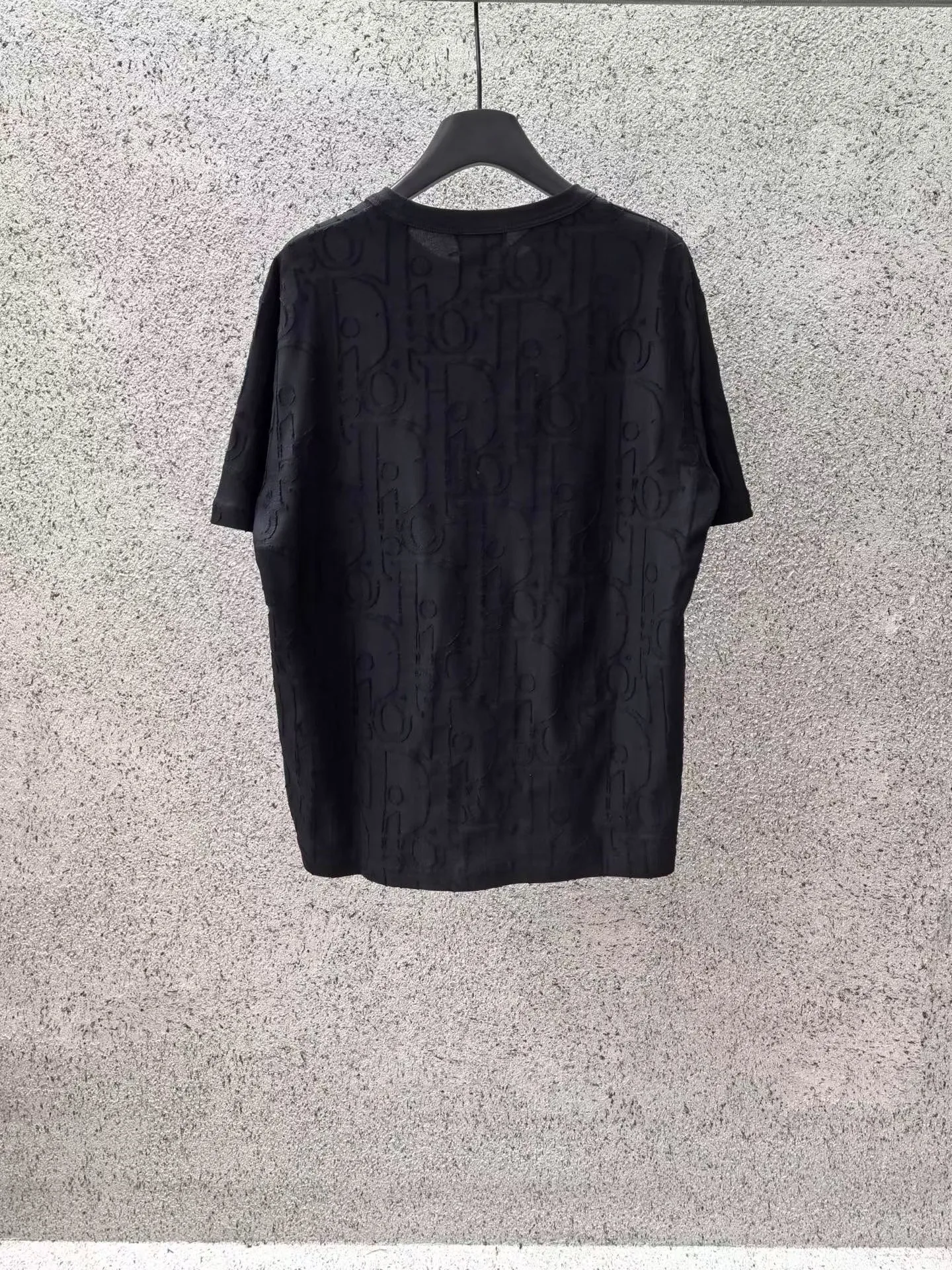 Dior Oblique T-Shirt, Relaxed Fit (Black) — ビュー 3