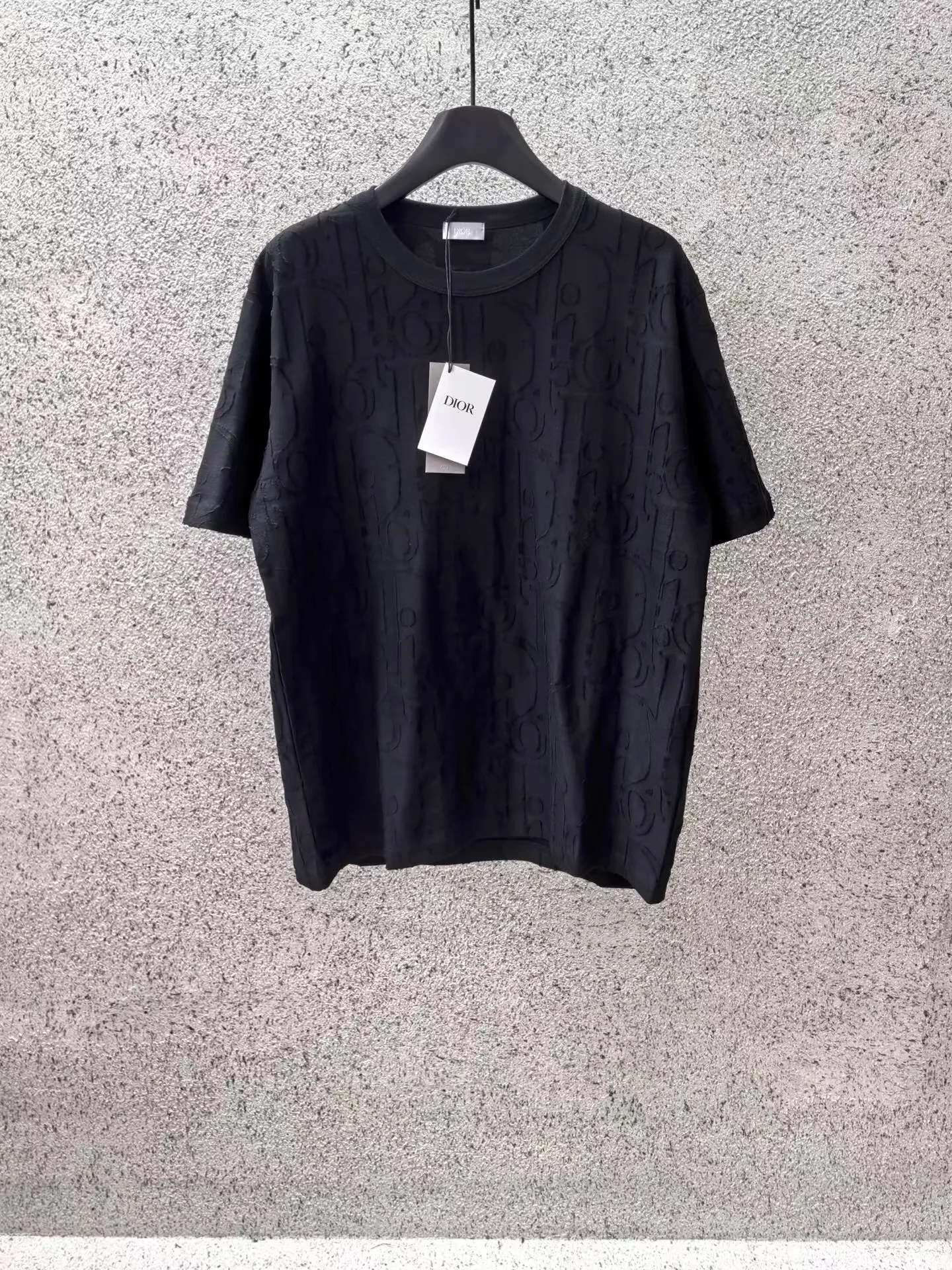 Dior Oblique T-Shirt, Relaxed Fit (Black)
