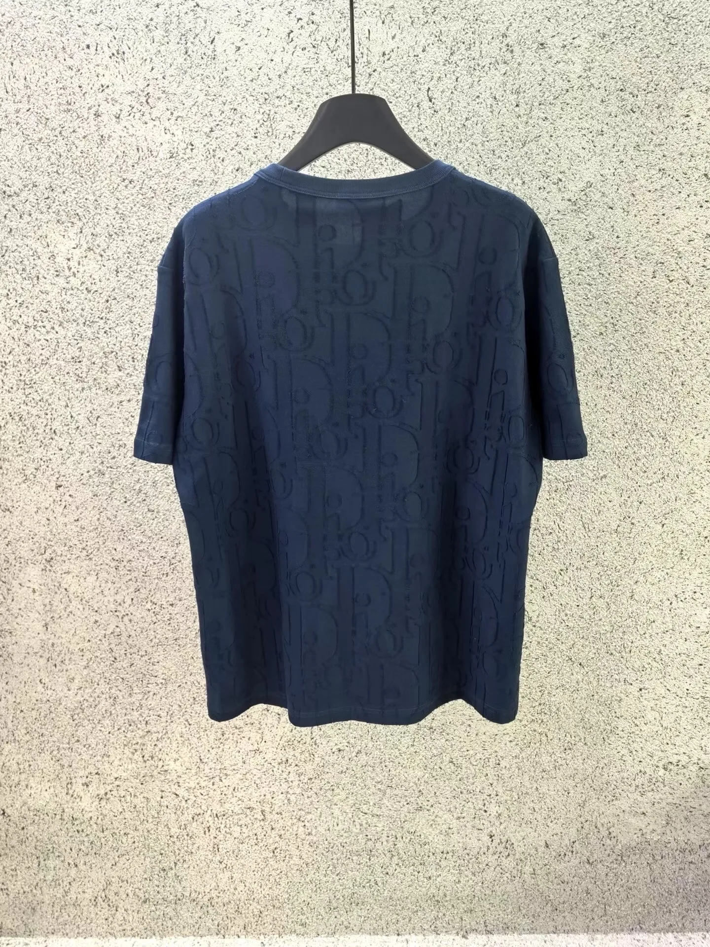 Dior Oblique T-Shirt, Relaxed Fit (Navy) — ビュー 2