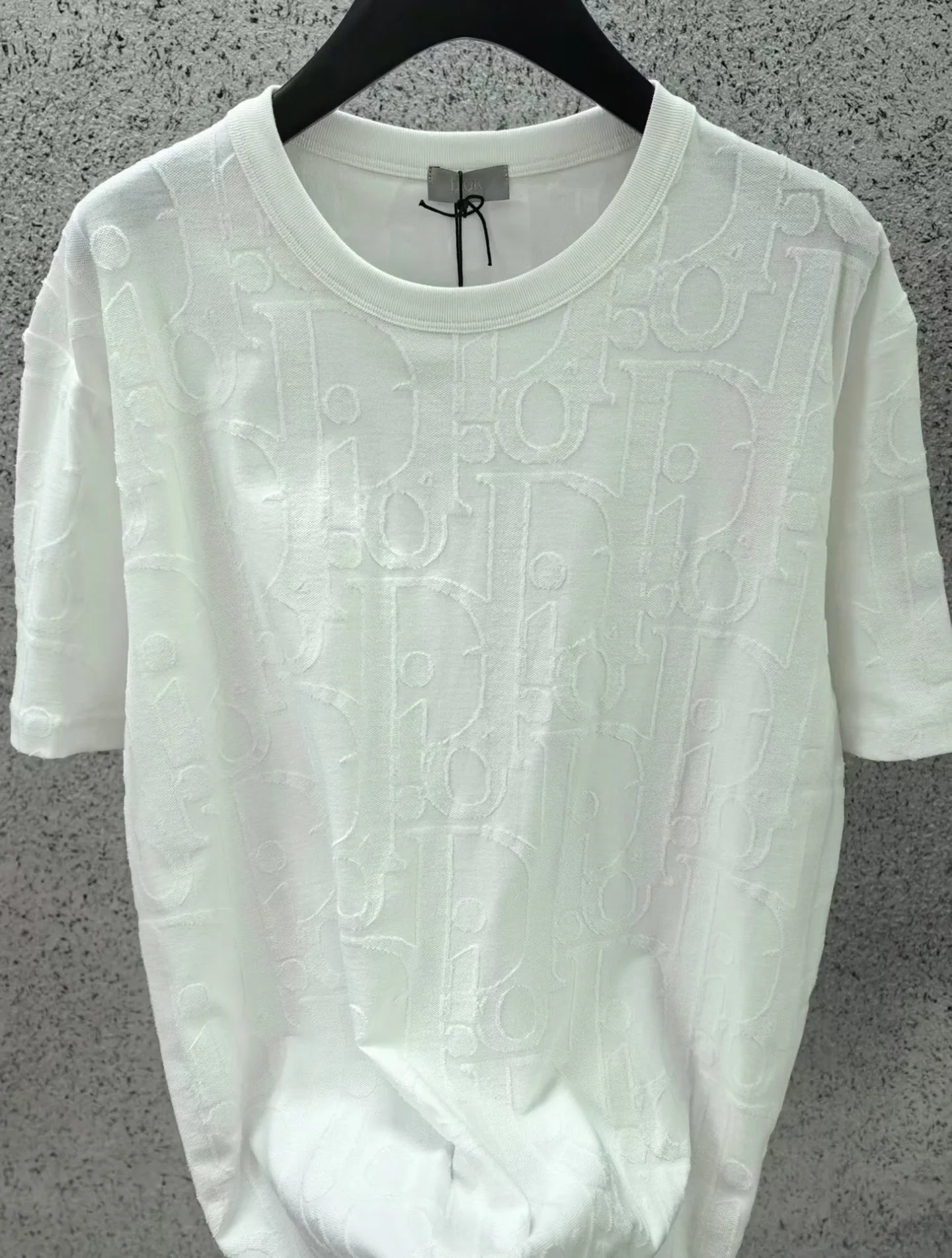 Dior Oblique T-Shirt, Relaxed Fit (White) — 보기 4