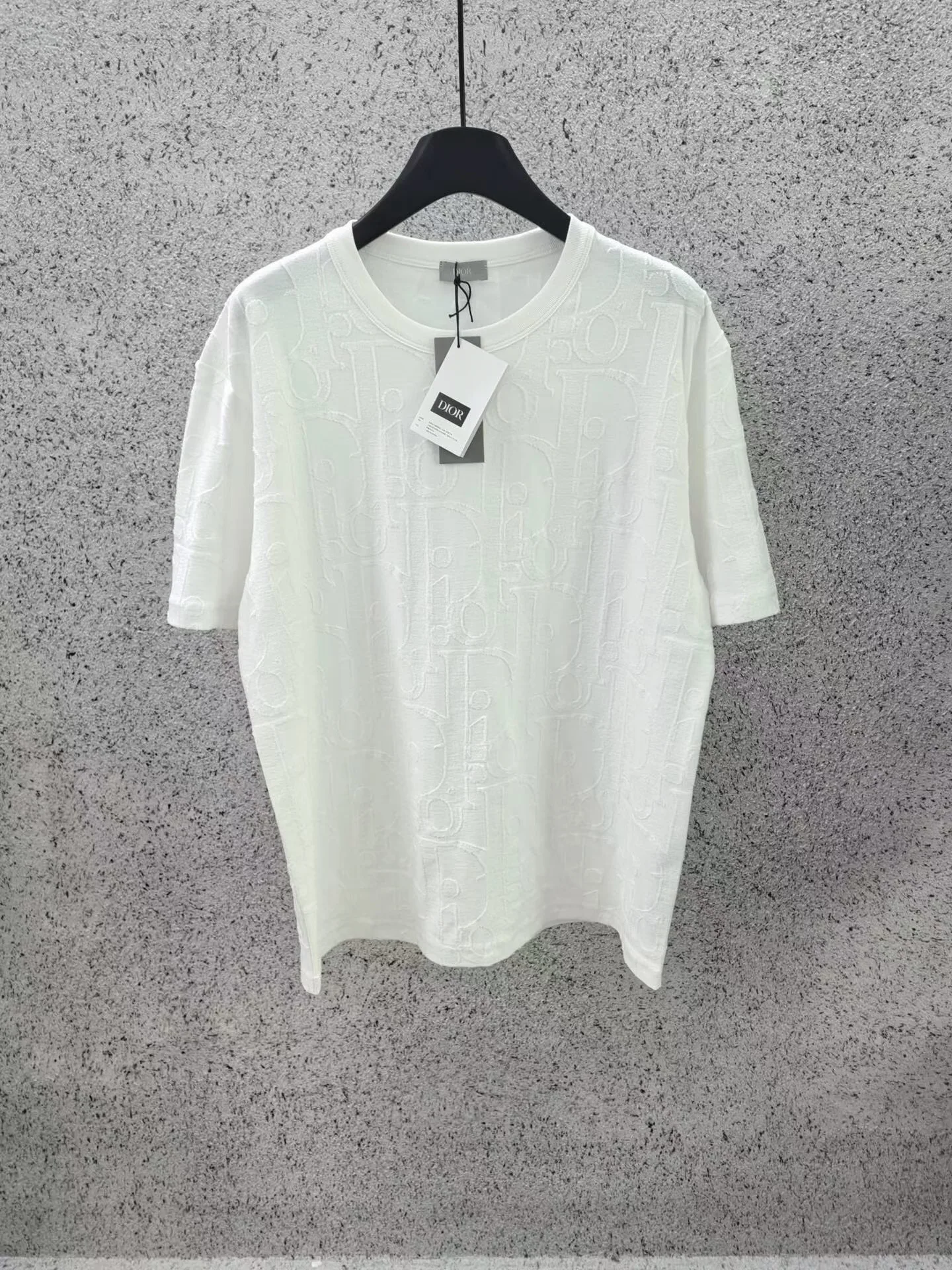 Dior Oblique T-Shirt, Relaxed Fit (White)
