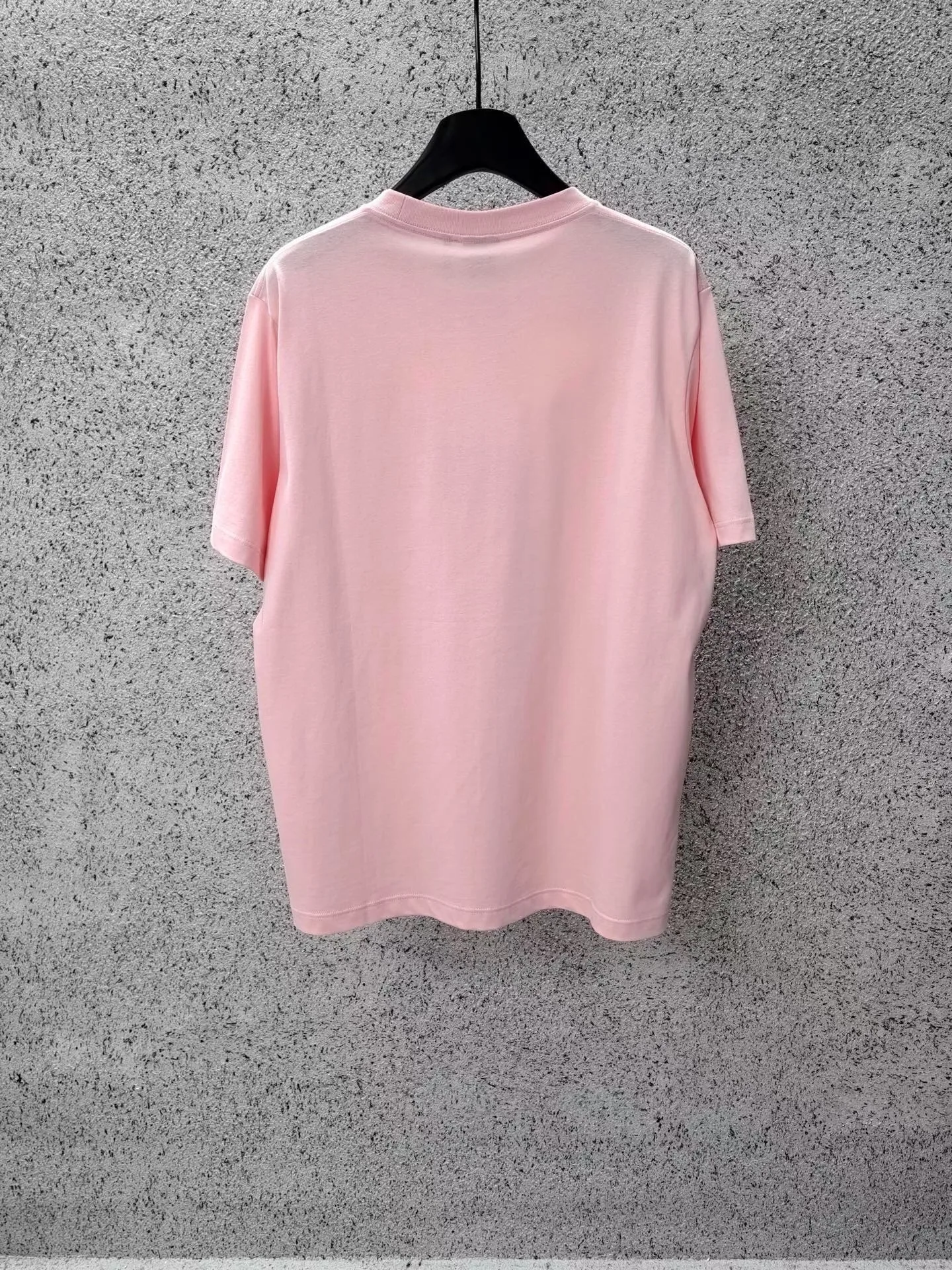 Dior Oversized T-shirt with Dior Embroidery (Pink) — ビュー 5