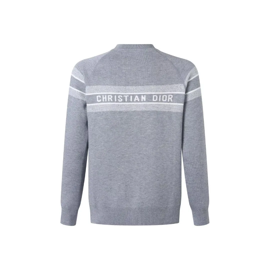Dior Reversible Oblique Sweater (Grey) — 图 2