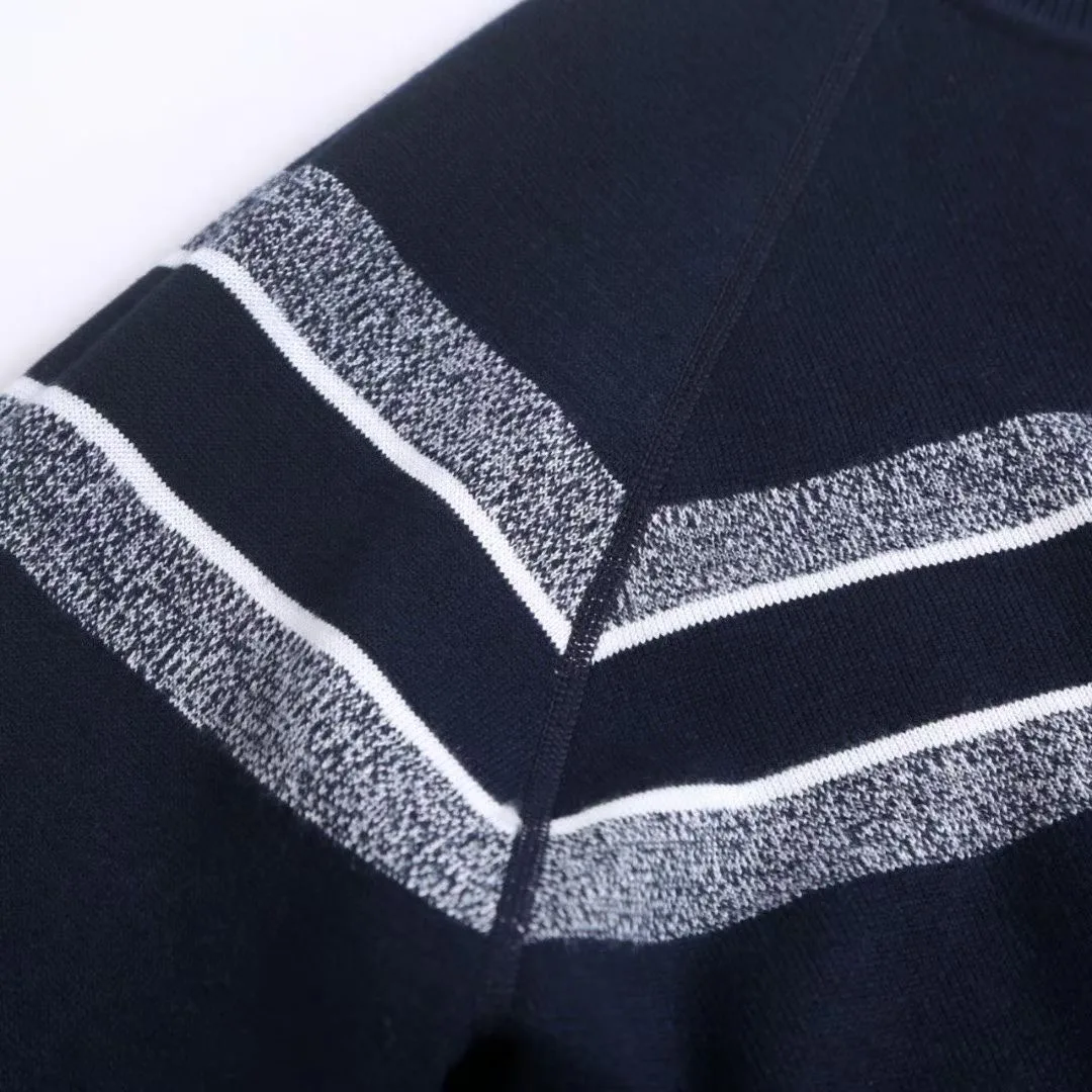 Dior Reversible Oblique Sweater (Navy) — 图 3