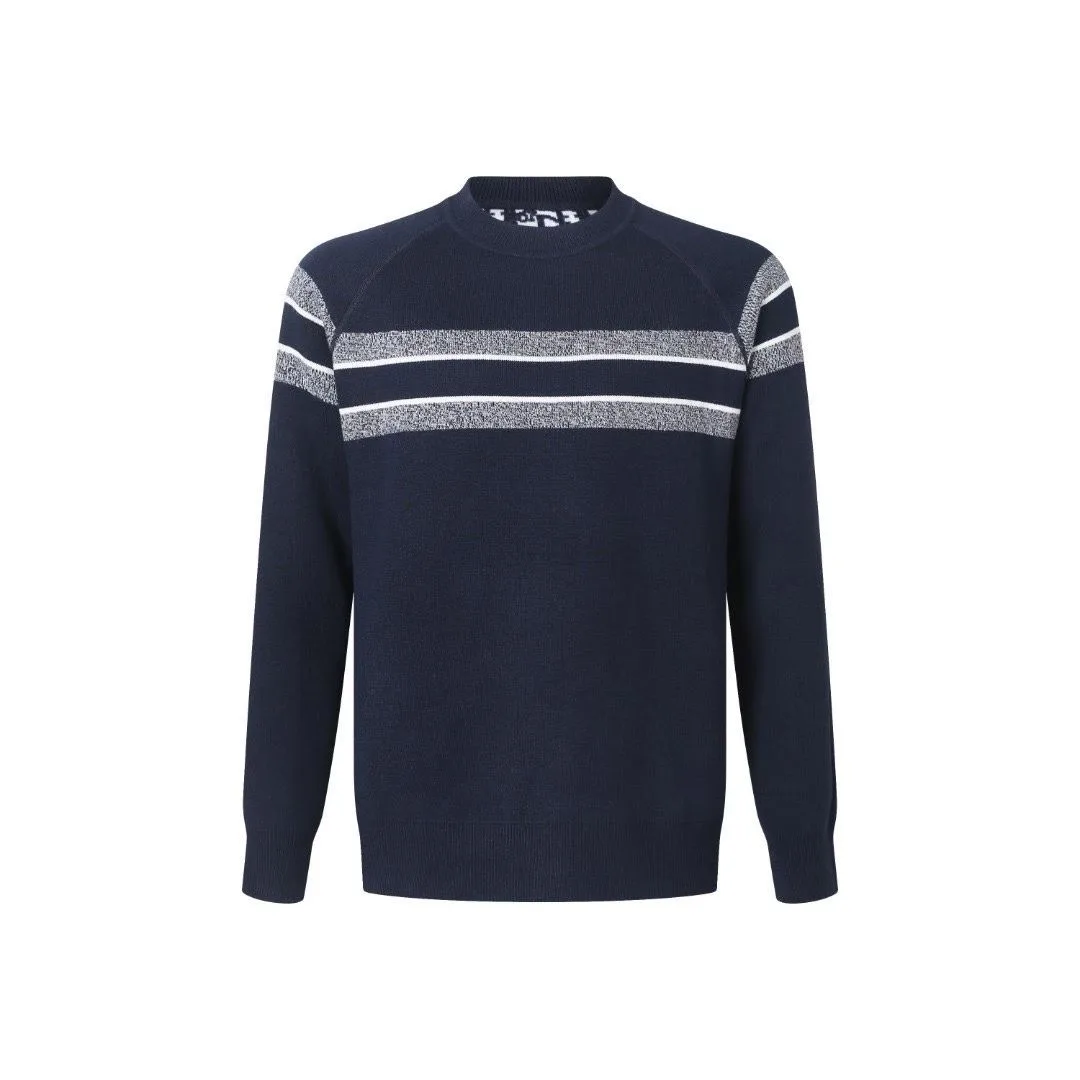 Dior Reversible Oblique Sweater (Navy)