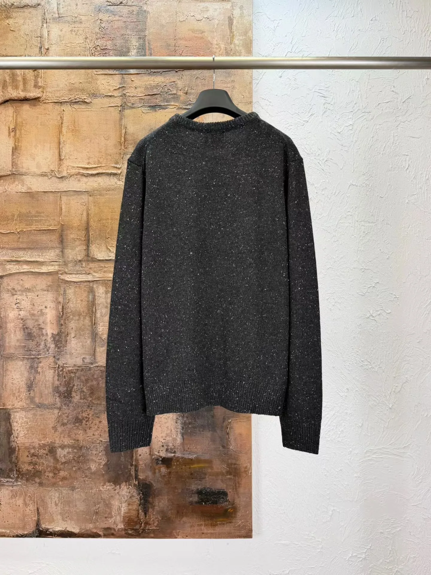 Dior Sweater with Dior Embroidery, Relaxed Fit (Grey) — 图 2
