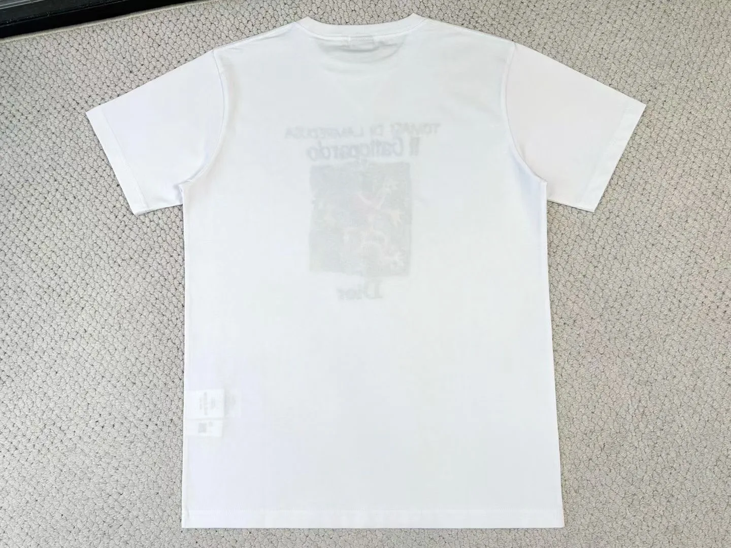 T-Shirt with Book Cover (Il Gattorpardo) Embroidery and Print, Relaxed Fit — 圖 3