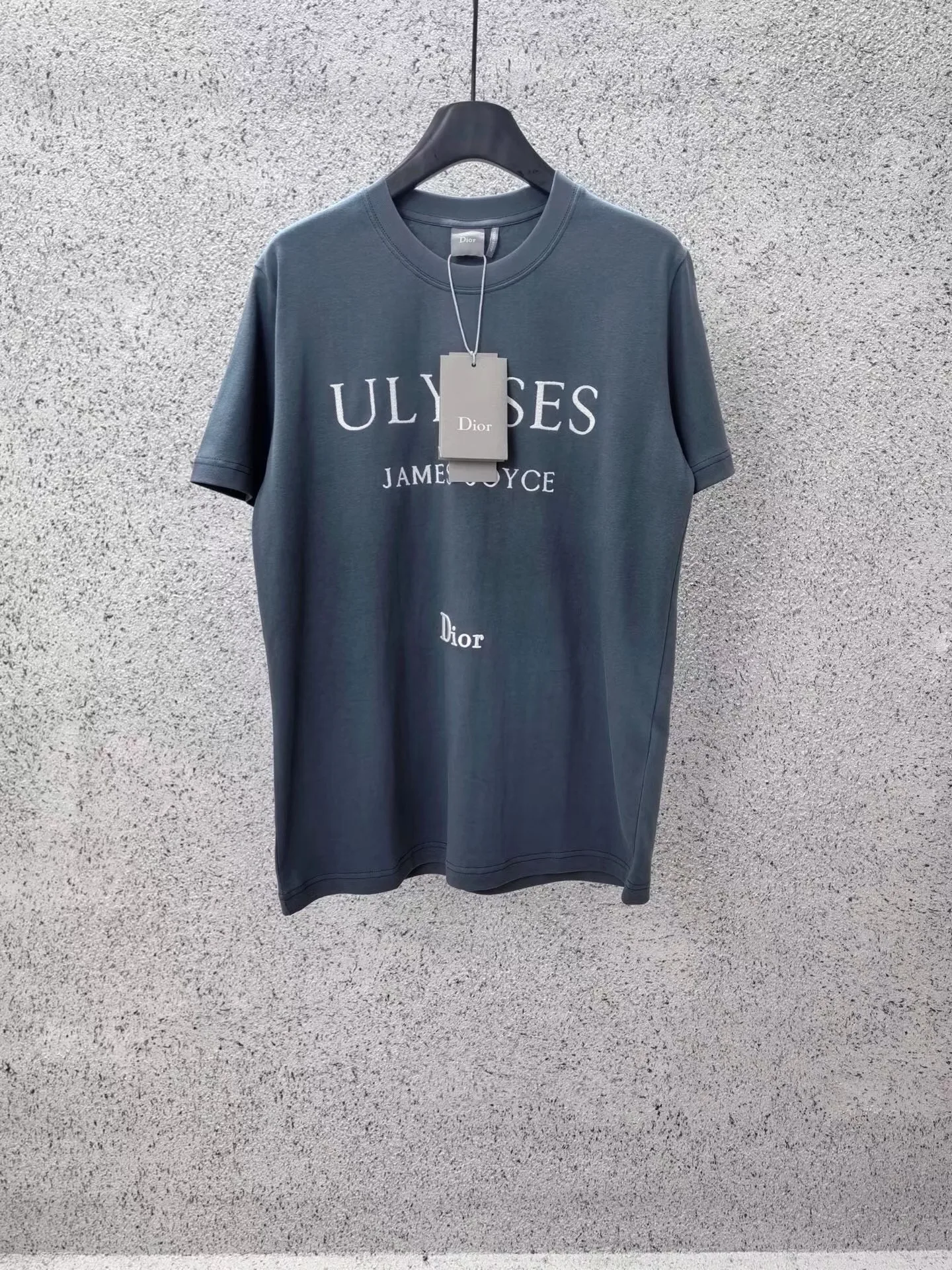 T-Shirt with Book Cover Embroidery (Ulysses), Relaxed Fit — ビュー 4