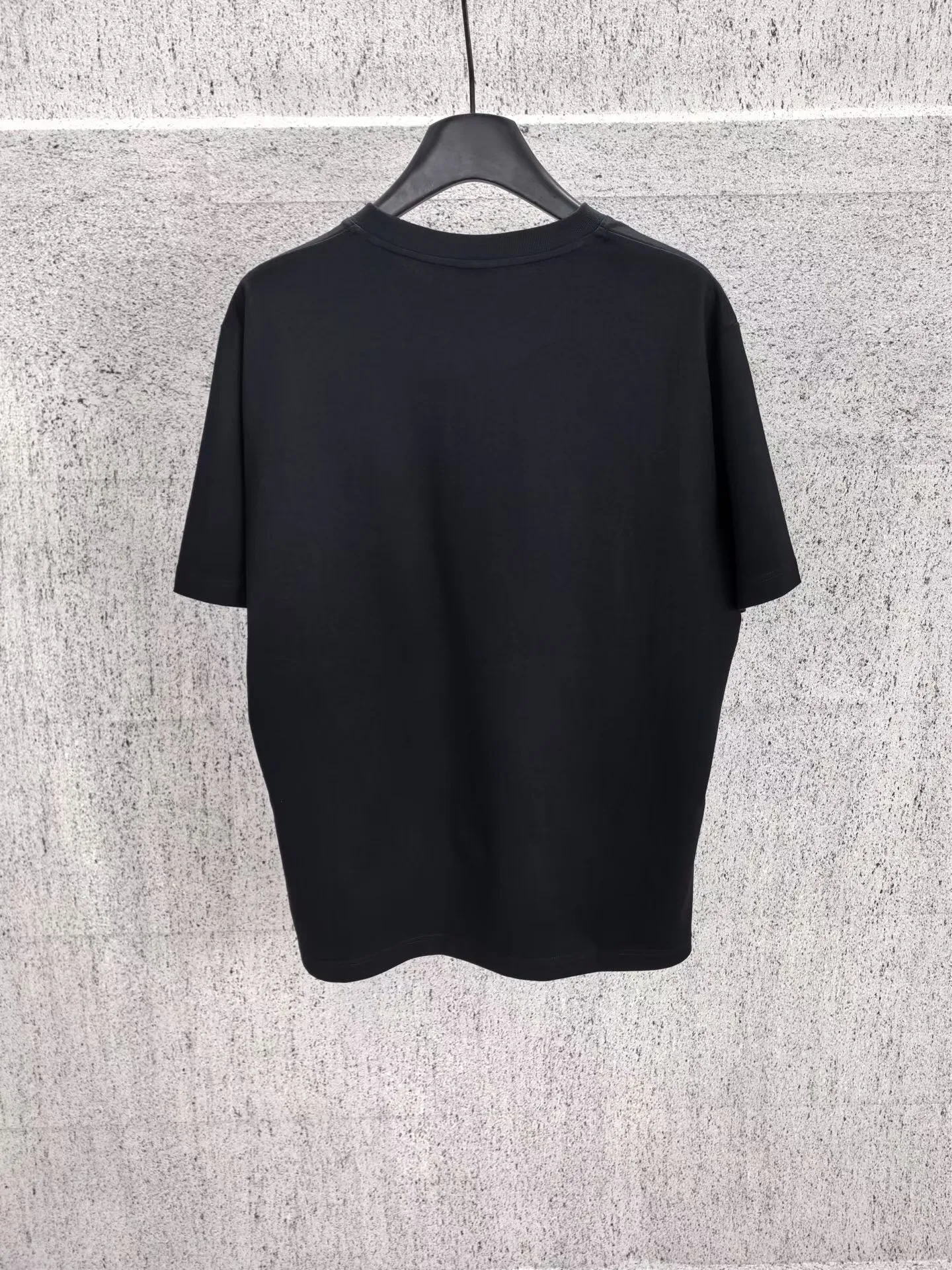 T-Shirt with Dior Flower Bee Embroidery, Relaxed Fit (Black) — 圖 3