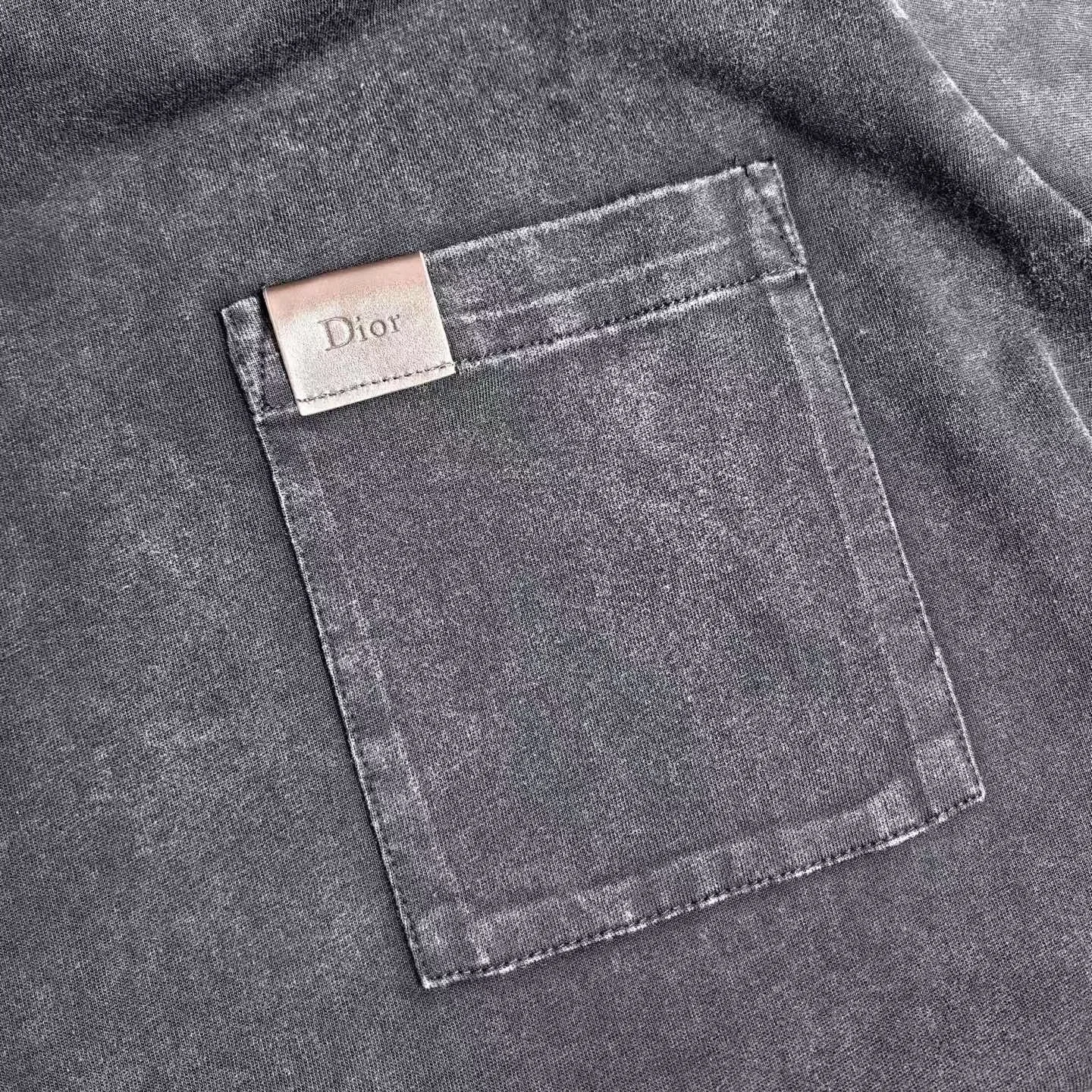 T-Shirt with Pocket, Relaxed Fit (Black) — ビュー 4
