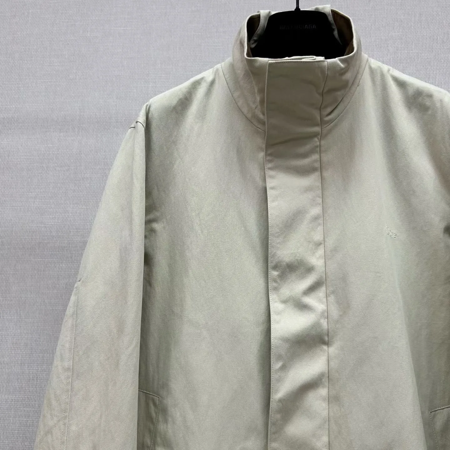 Dior Zip-Up Cotton Jacket  (Beige) — ビュー 3