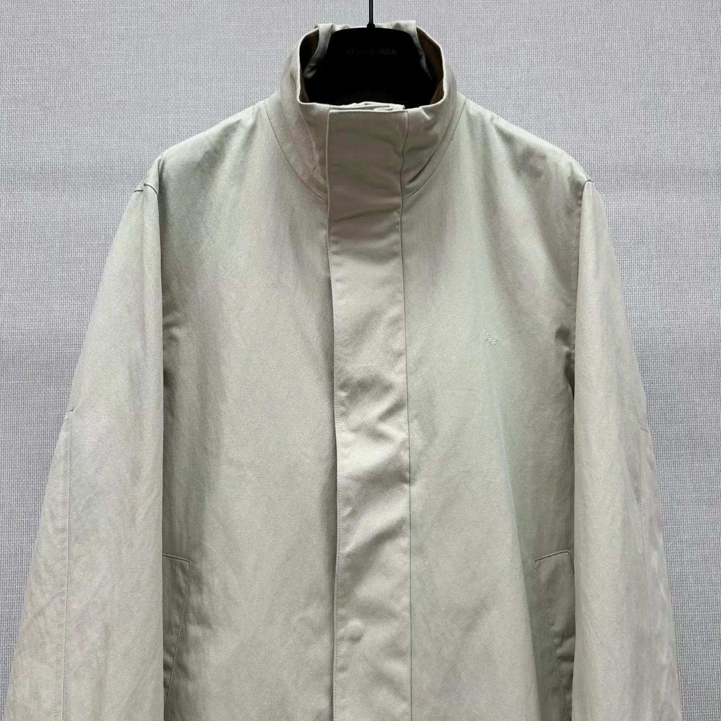 Dior Zip-Up Cotton Jacket  (Beige) — ビュー 9