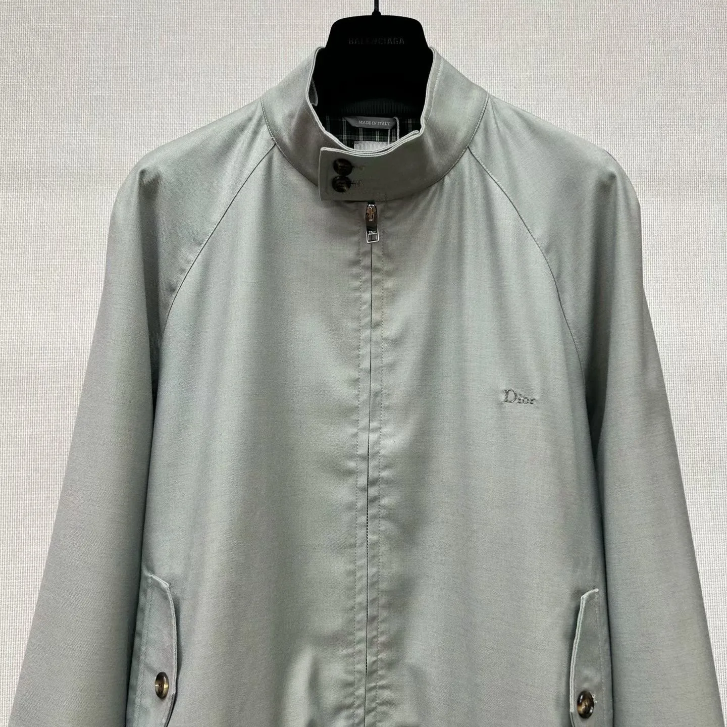 Dior Zipped Jacket (Grey) — view 4