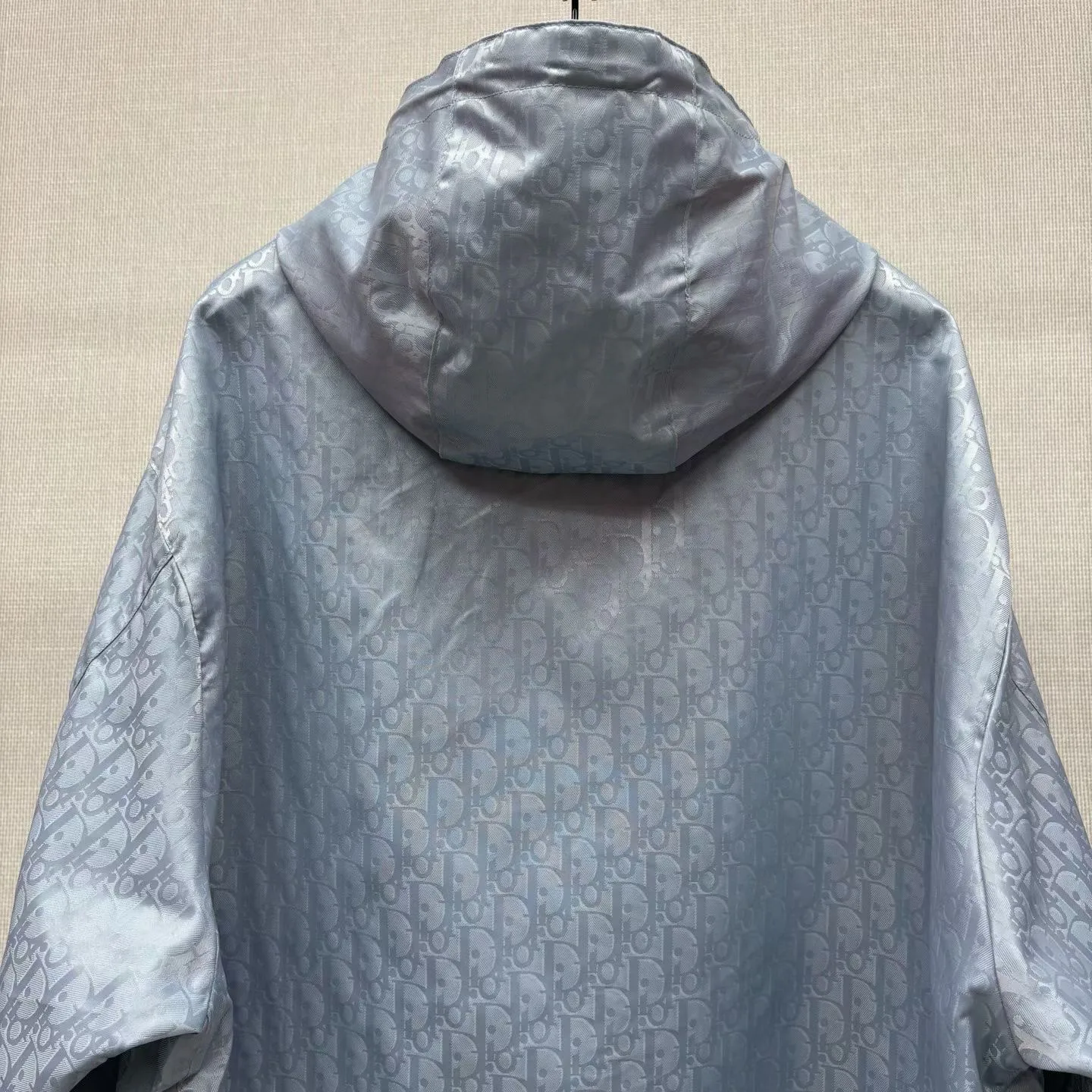 Dior Zipped Jacket Oblique Technical Taffeta (Grey) — ビュー 2