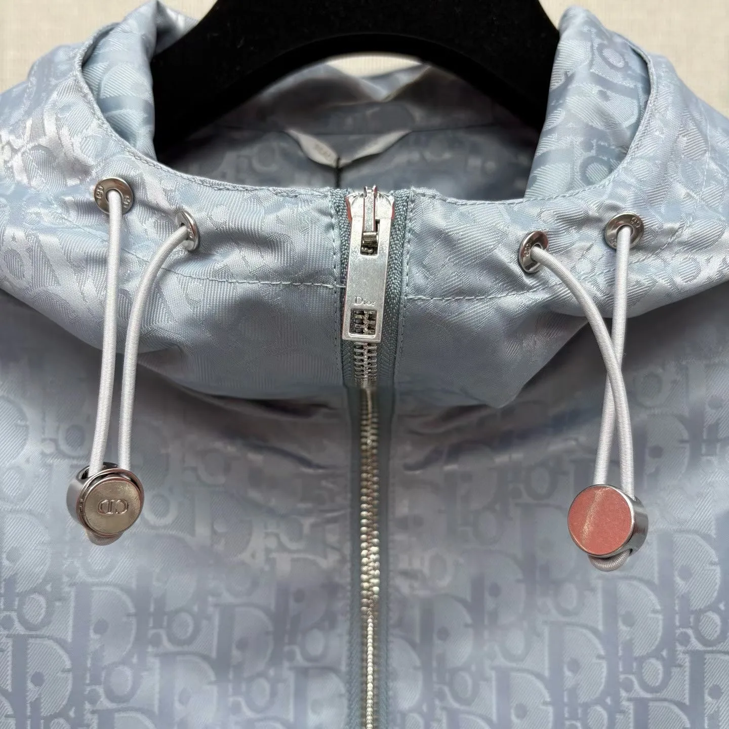 Dior Zipped Jacket Oblique Technical Taffeta (Grey) — ビュー 3