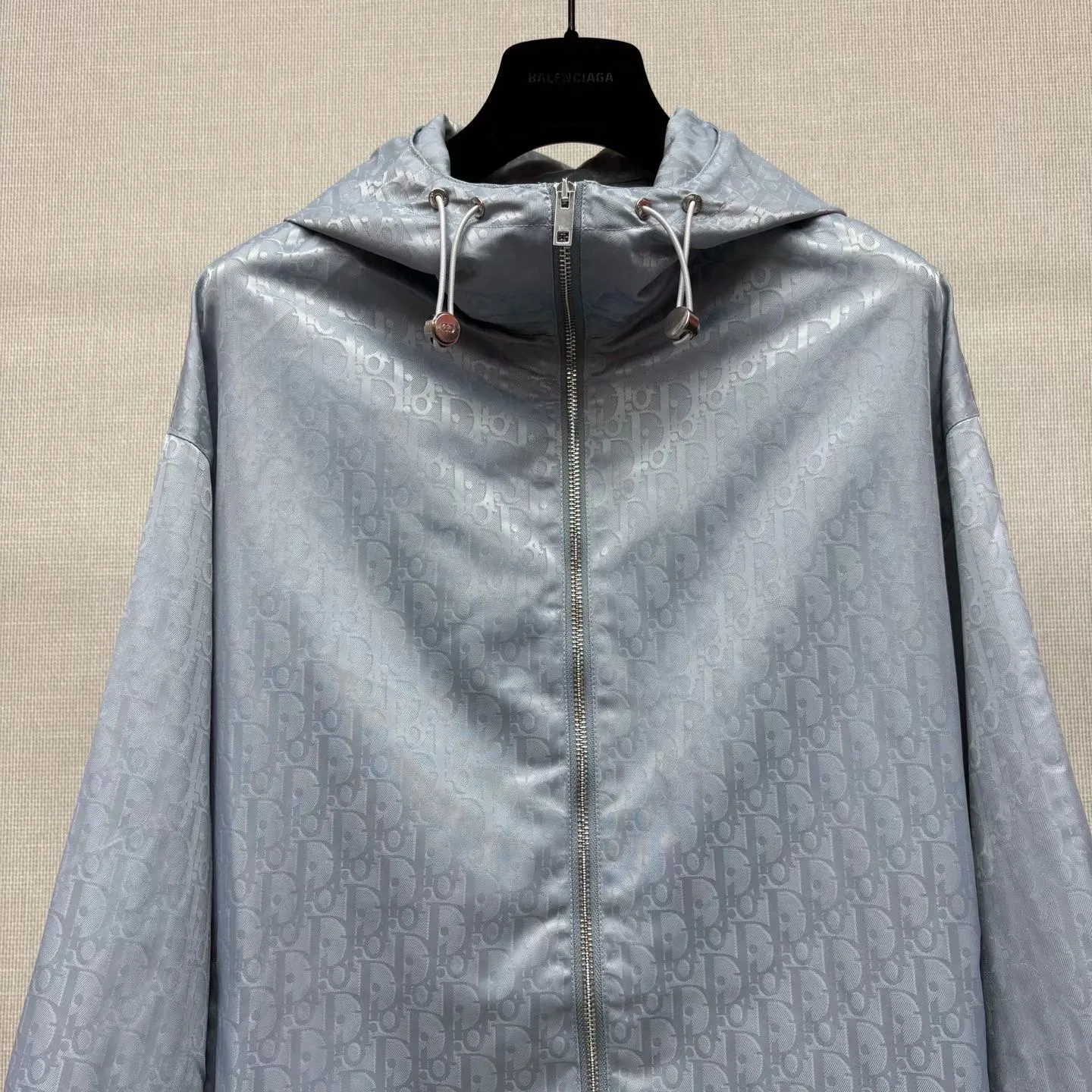 Dior Zipped Jacket Oblique Technical Taffeta (Grey) — ビュー 5