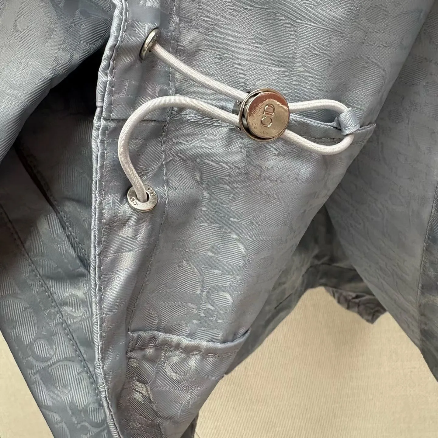 Dior Zipped Jacket Oblique Technical Taffeta (Grey) — ビュー 6