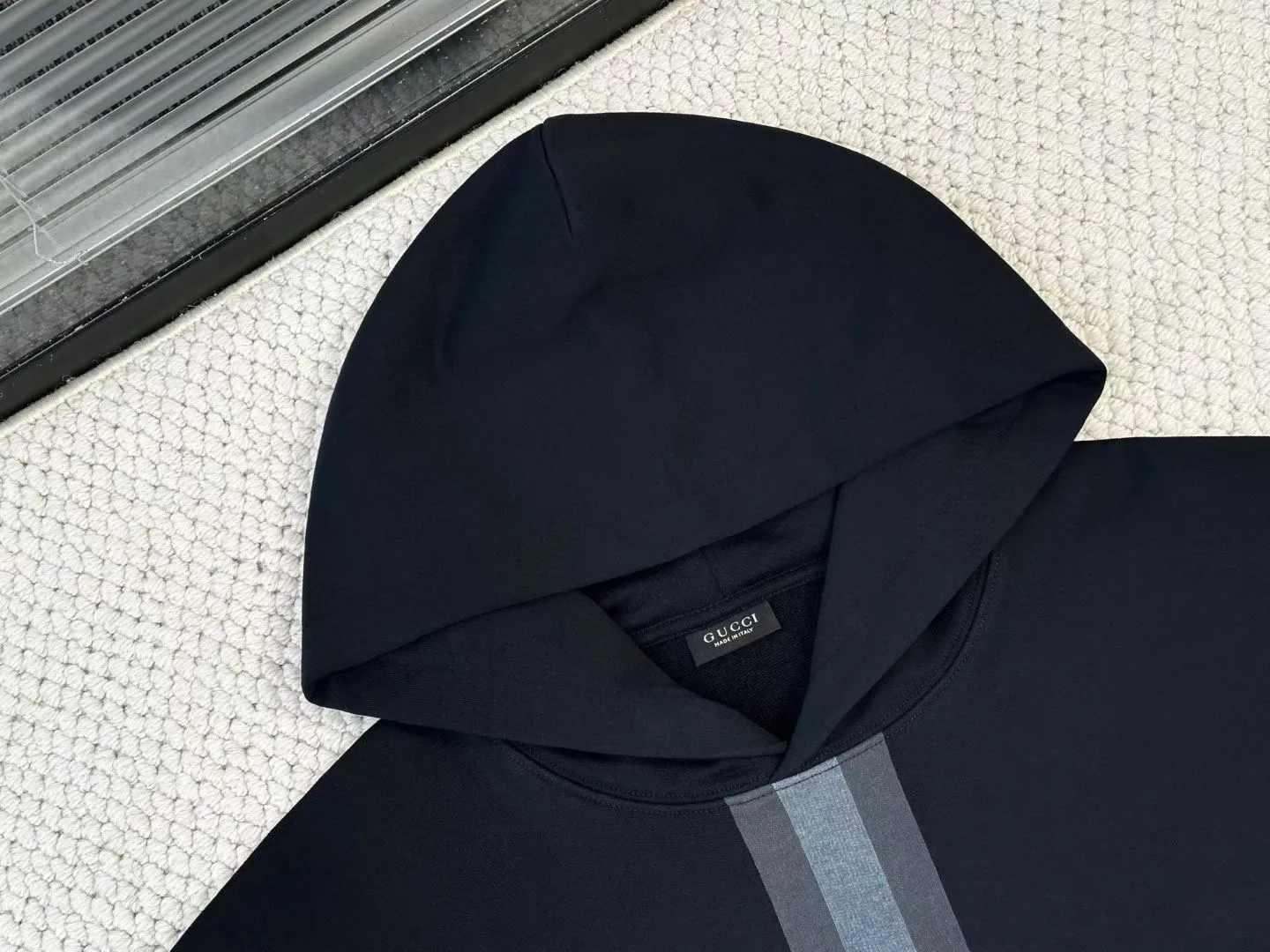 Gucci Cotton hooded sweatshirt with muted Web — 图 8