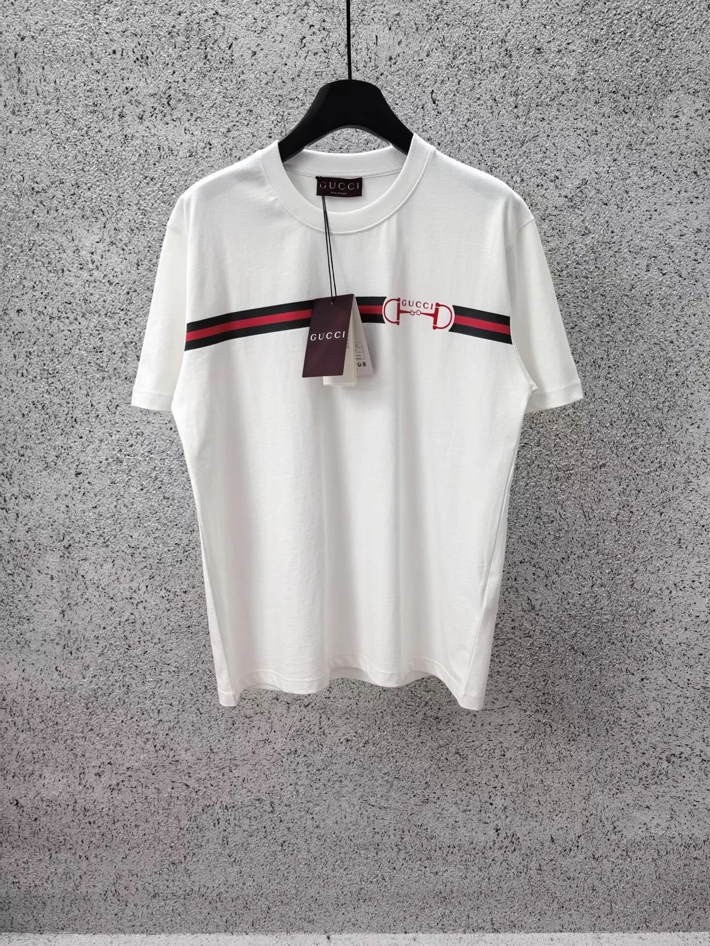 Cotton jersey T-shirt with print Horsebit