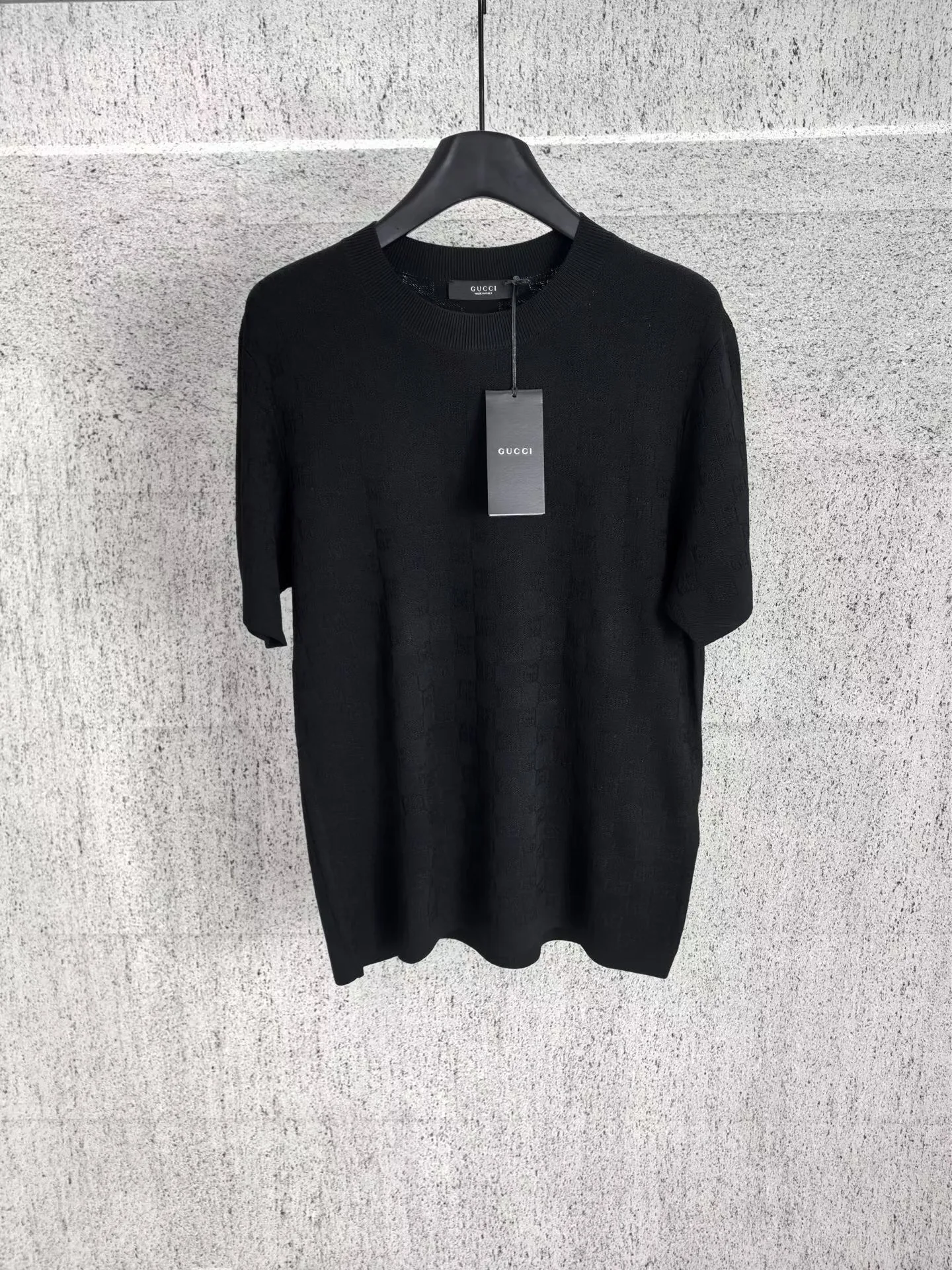 GG Cotton Devoré T-shirt (Black)