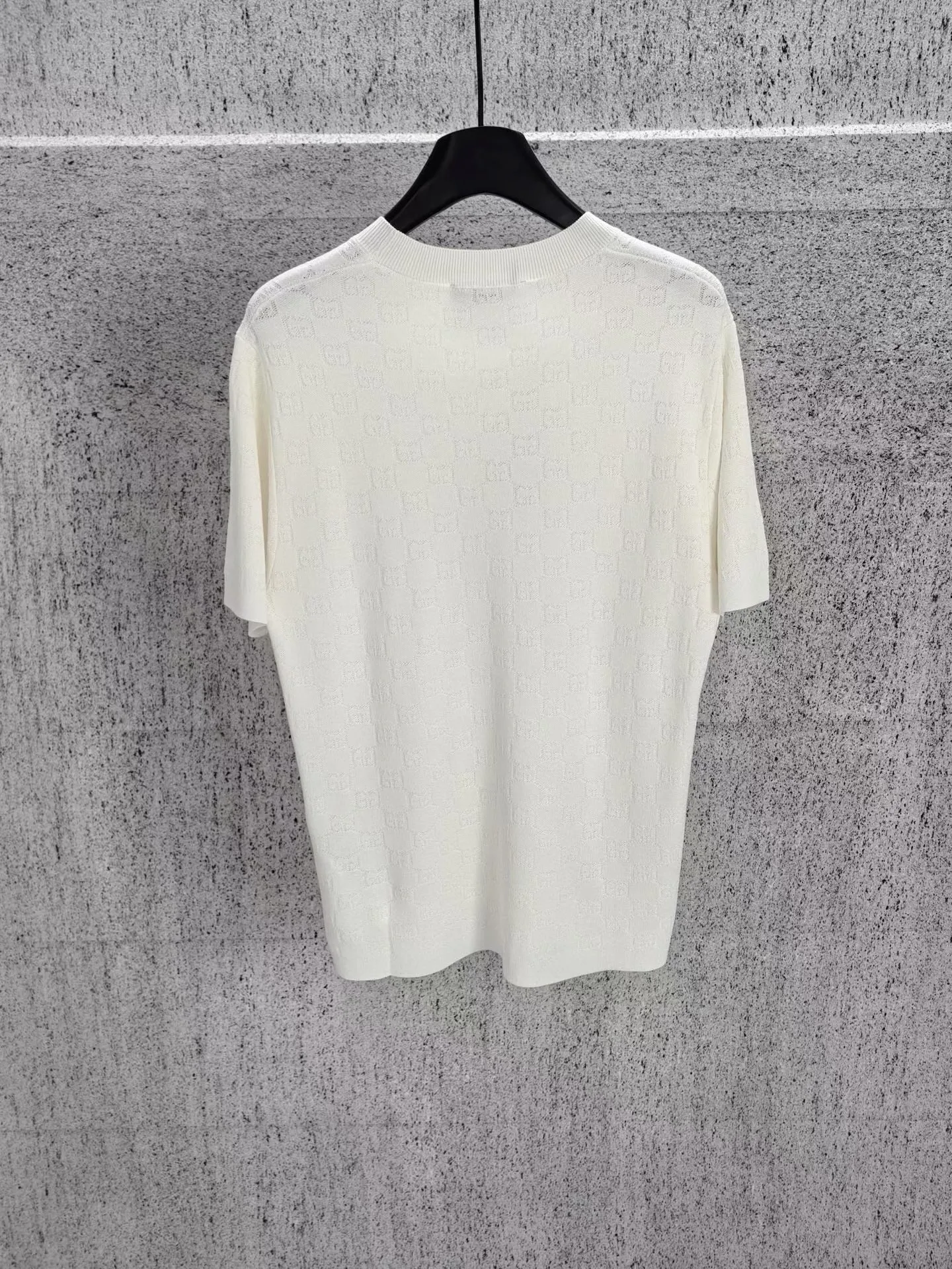 GG Cotton Devoré T-shirt (White) — ビュー 3