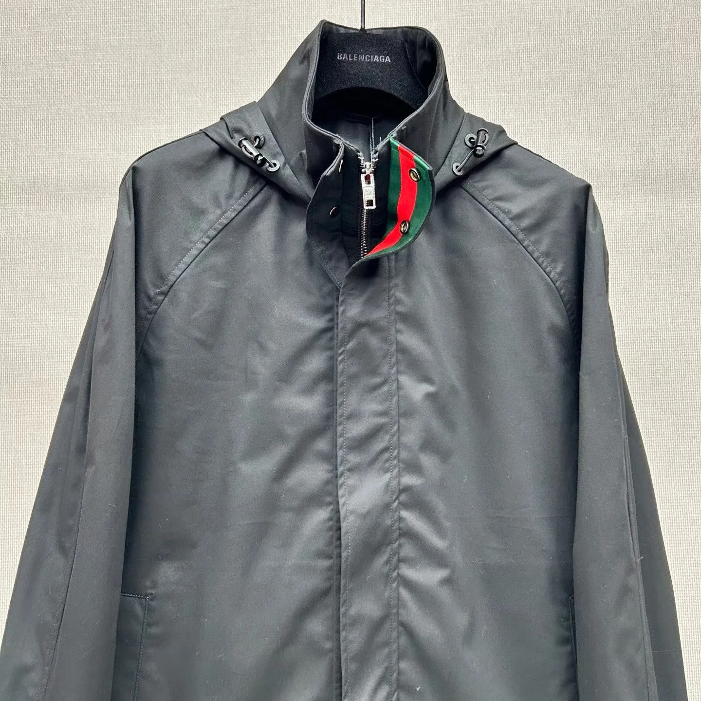 Gucci Hooded Jacket (Black) — ビュー 3