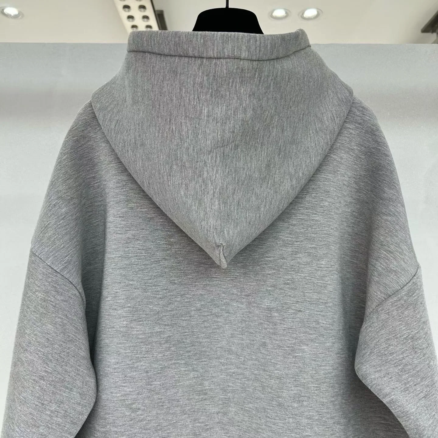 Gucci Logo Jersey Hoodie (grey) — ビュー 4