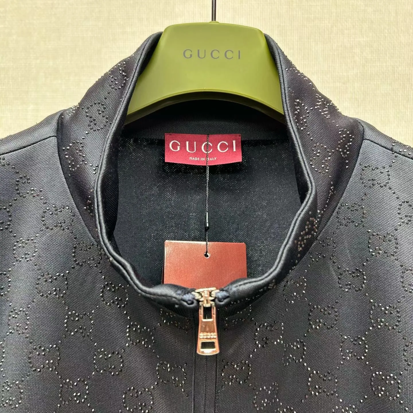 Gucci Monogram Embellished Jacket — view 5