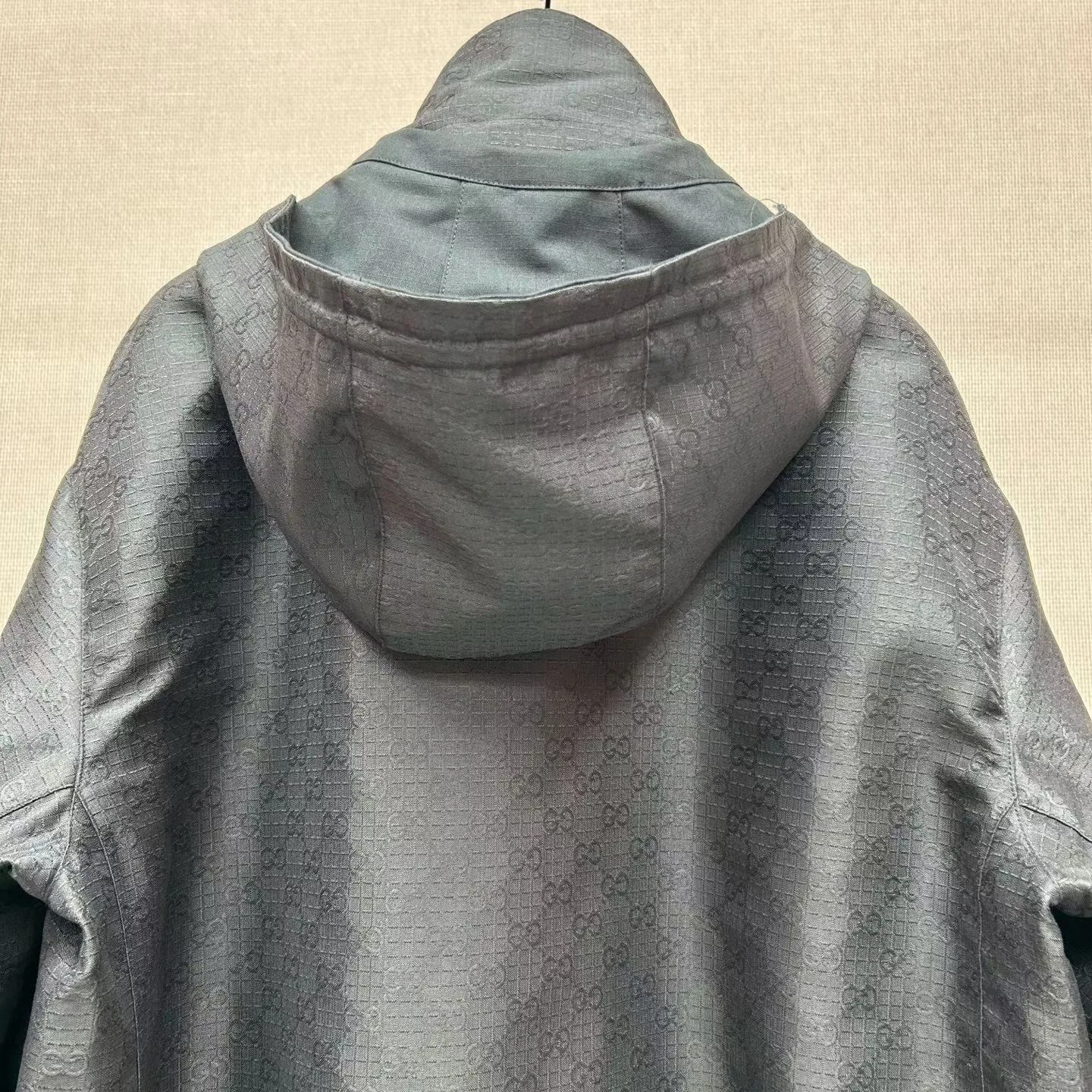 Gucci Reversible Cotton Ripstop Zip Jacket (Black) — ビュー 9