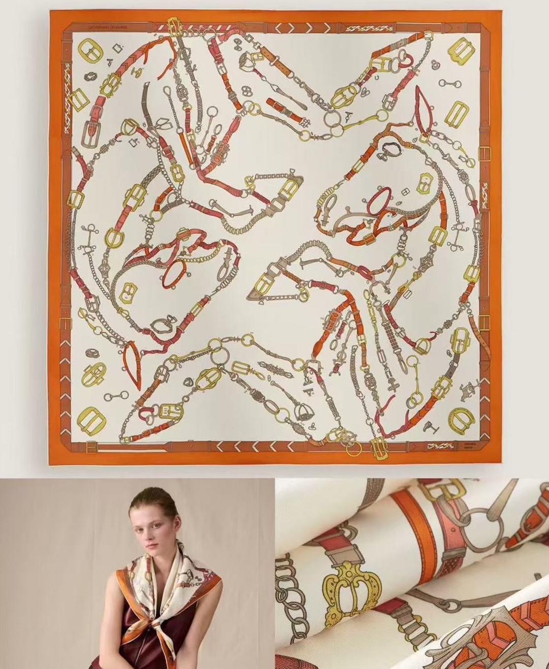 Les Chevaux Dechaines scarf 140