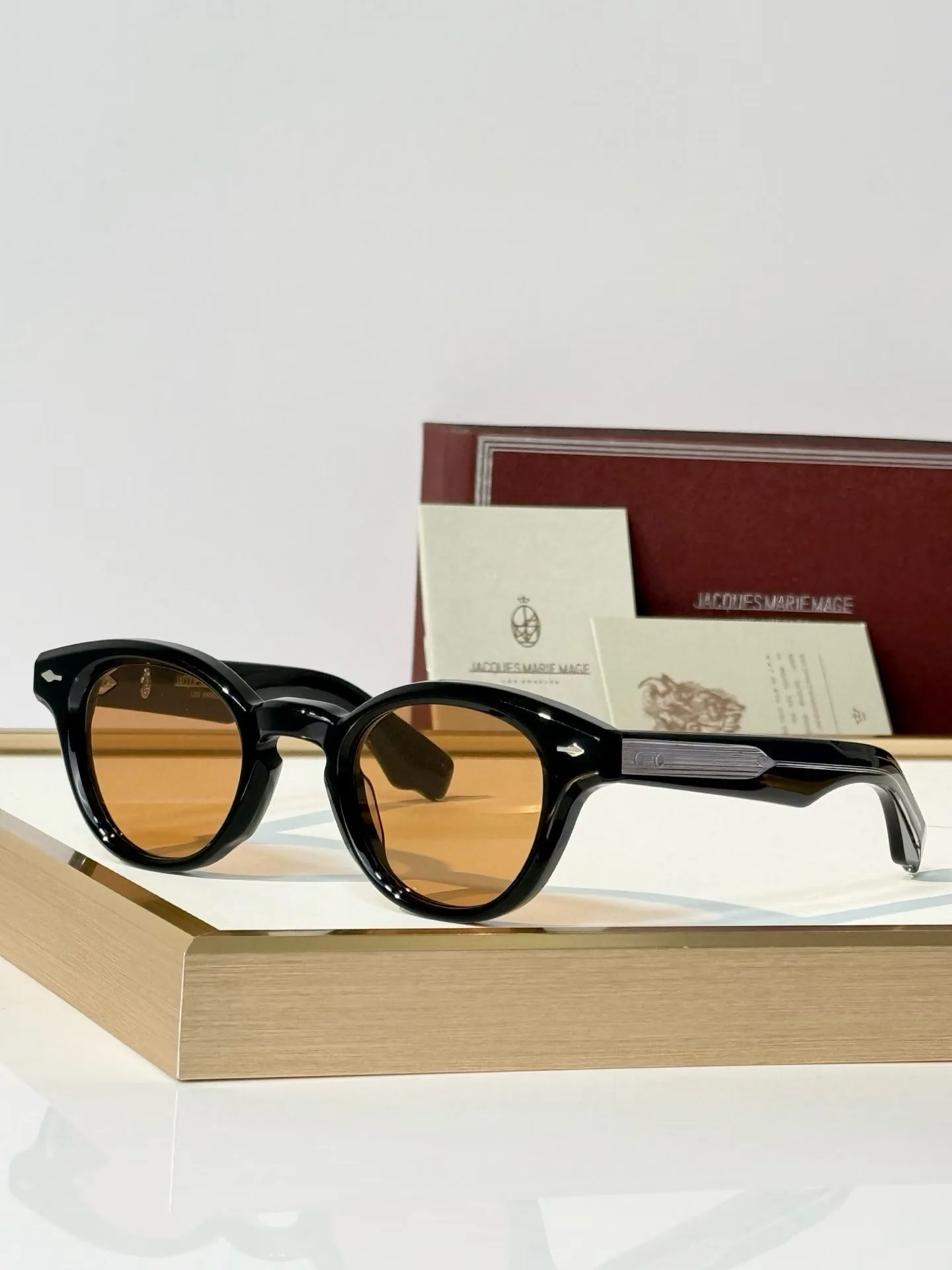 JMM Clemens Sunglasses (Black/Orange)