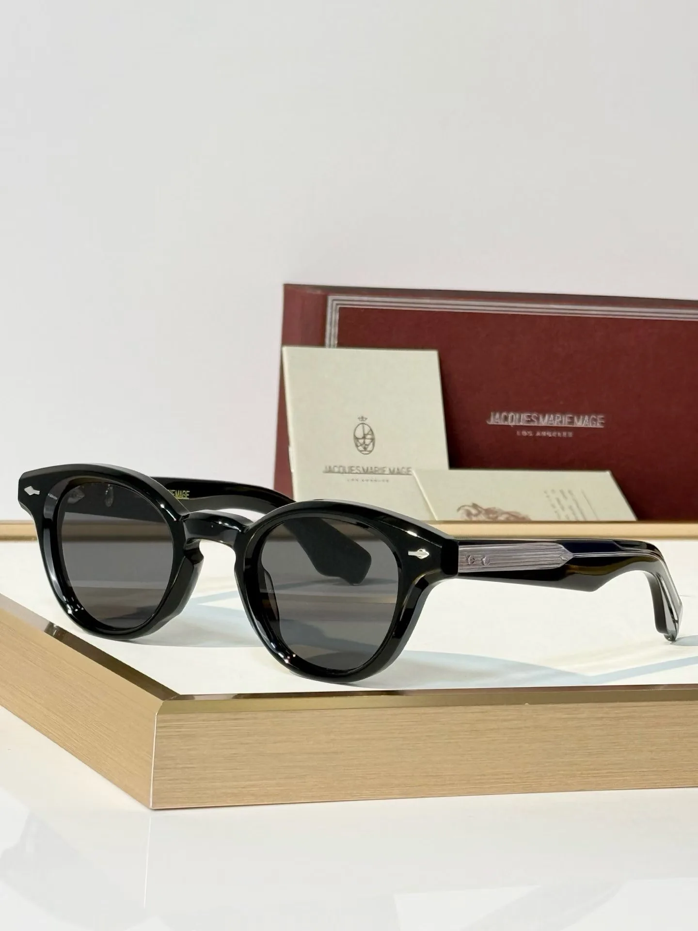 JMM Clemens Sunglasses (Black/Silver/Black)