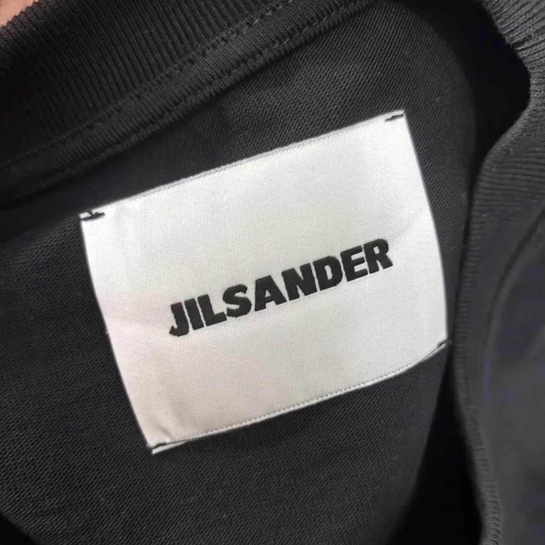 Jil Sander Logo-Print Cotton T-shirt (Black) — 图 3
