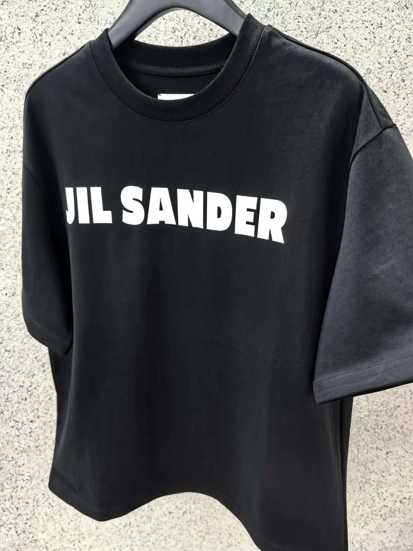 Jil Sander Logo-Print Cotton T-shirt (Black) — 图 4