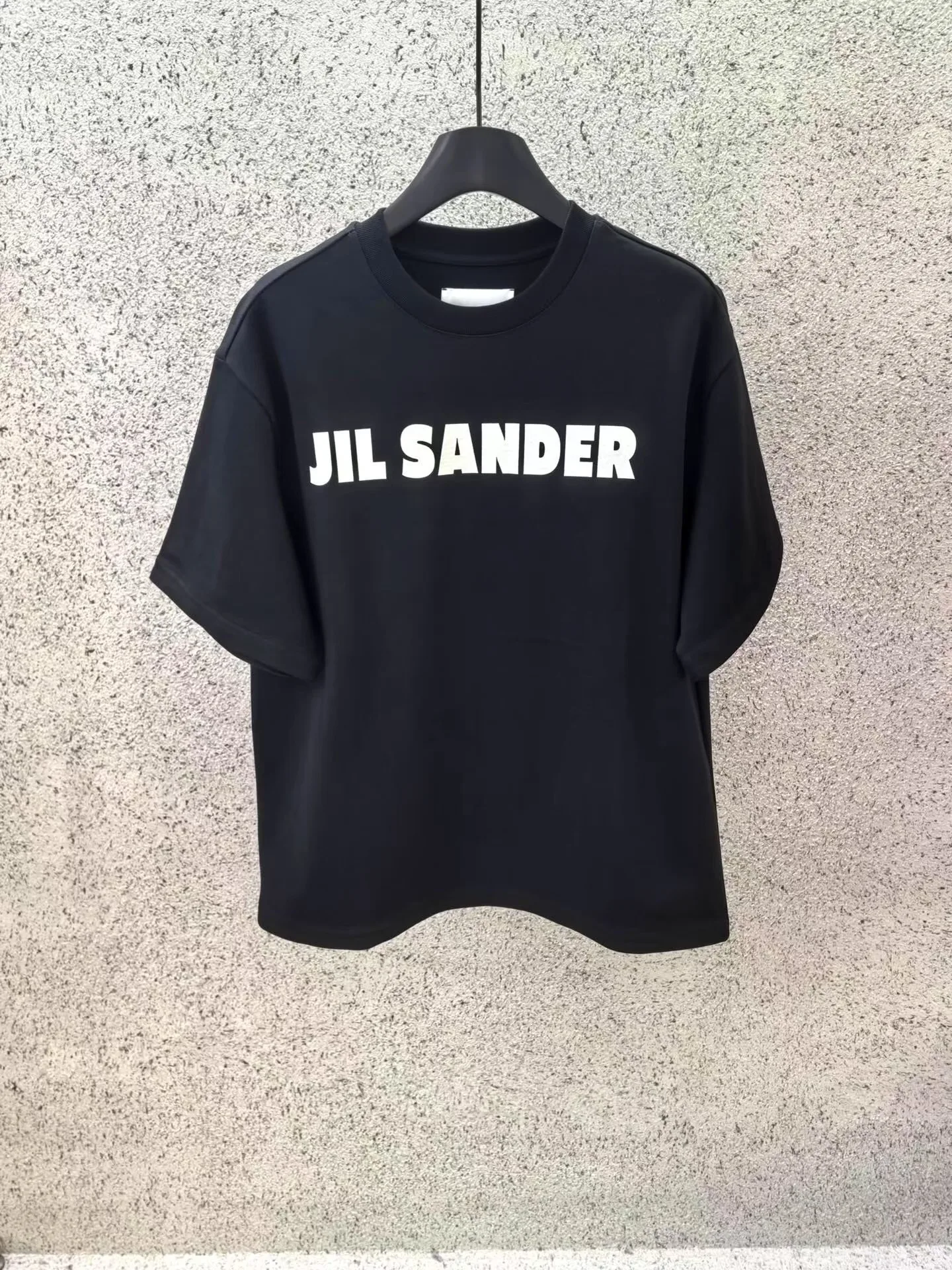 Jil Sander Logo-Print Cotton T-shirt (Black)
