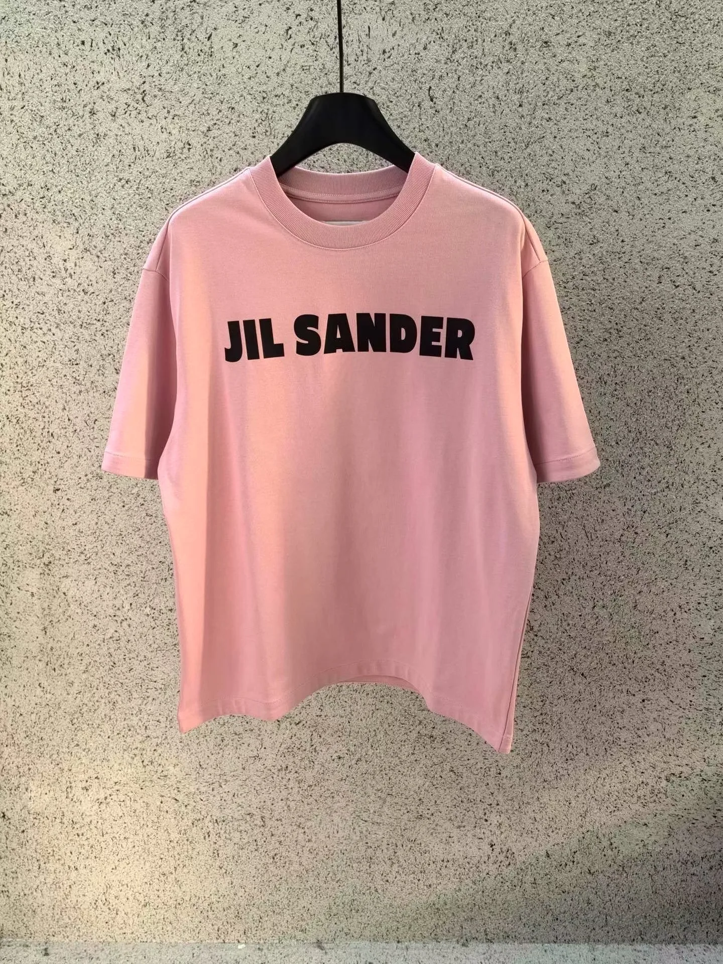 Jil Sander Logo-Print Cotton T-shirt (Pink)
