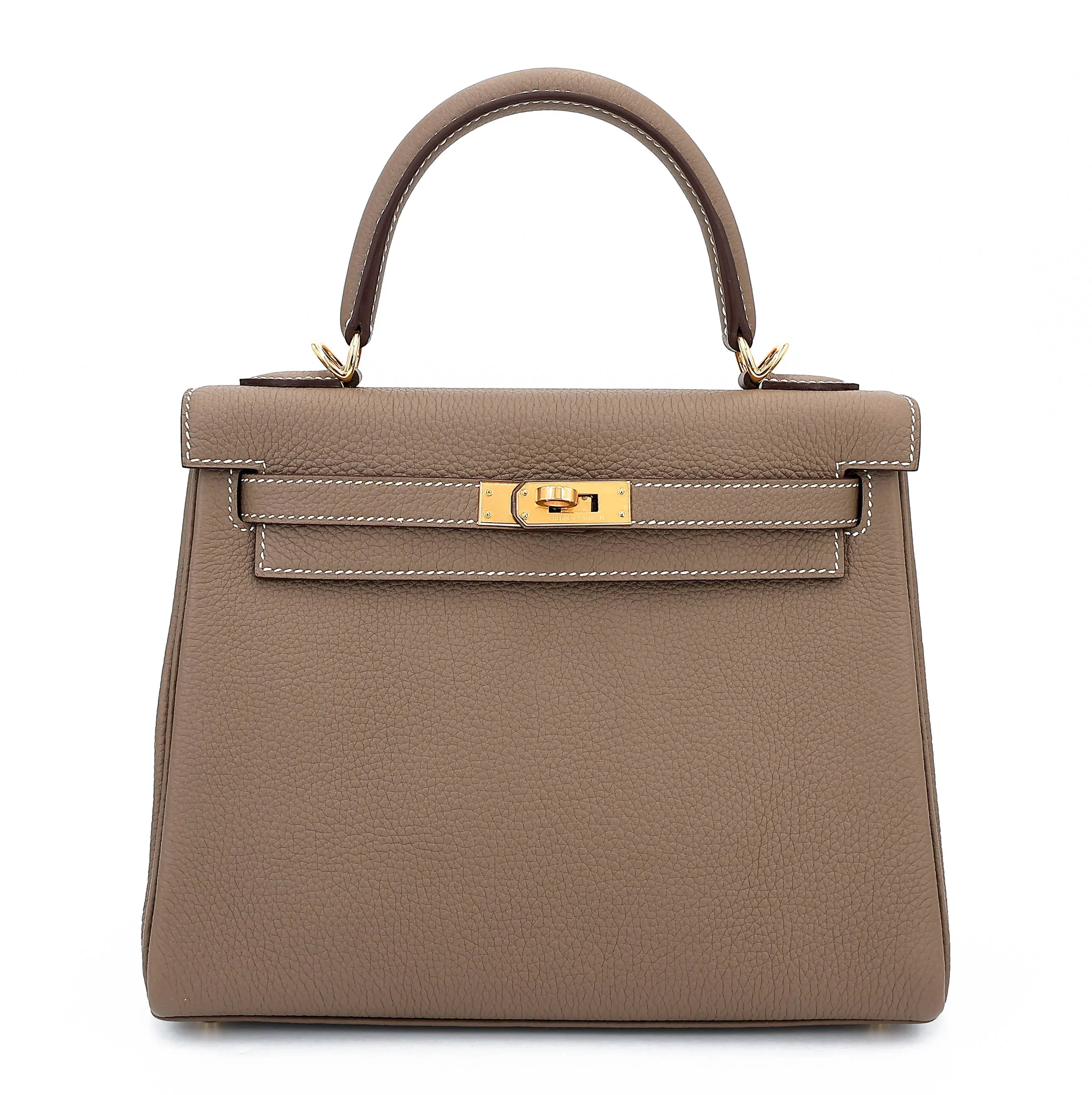 Hermès Kelly 25 Togo (Germany) Étoupe (18) Gold