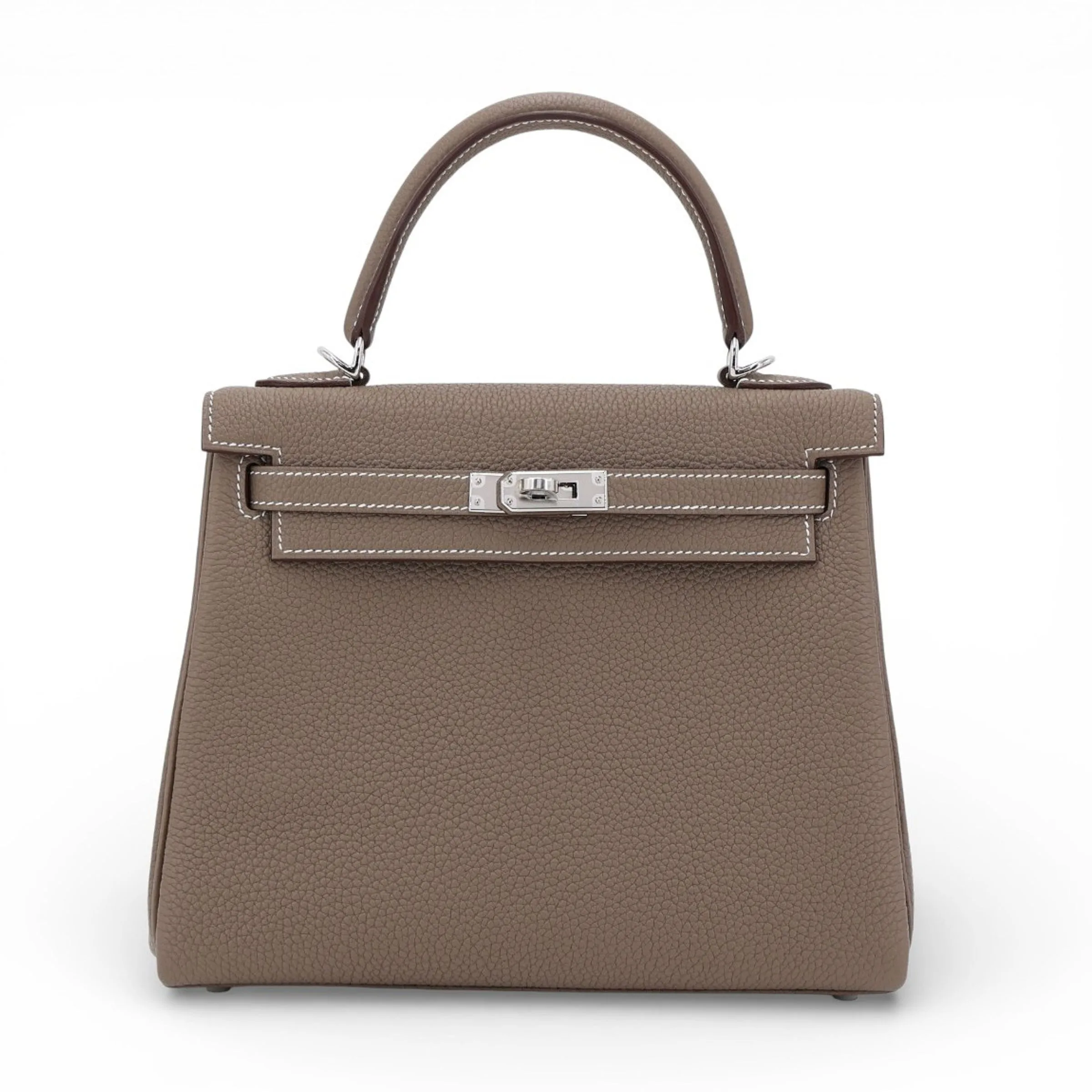 Hermès Kelly 25 Togo (Germany) Étoupe (18) Palladium