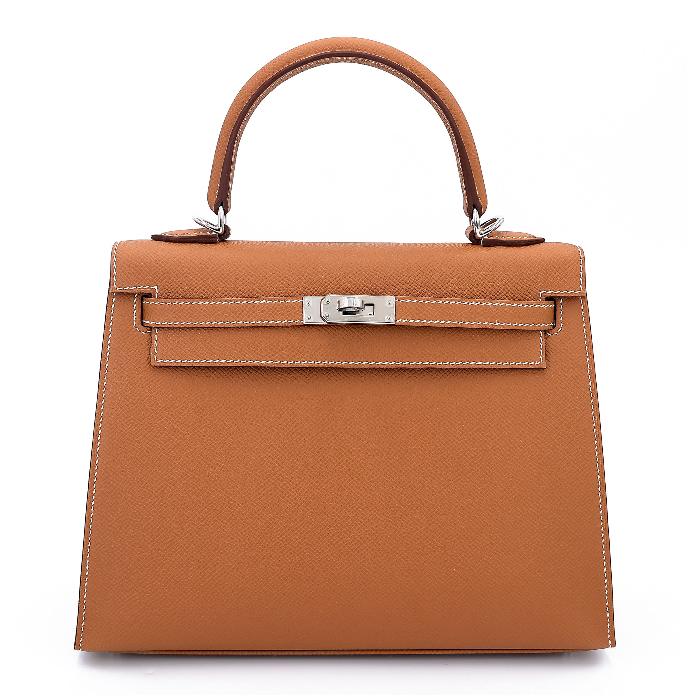 Hermès Kelly 25 Epsom (France) Sellier Gold (37) Palladium