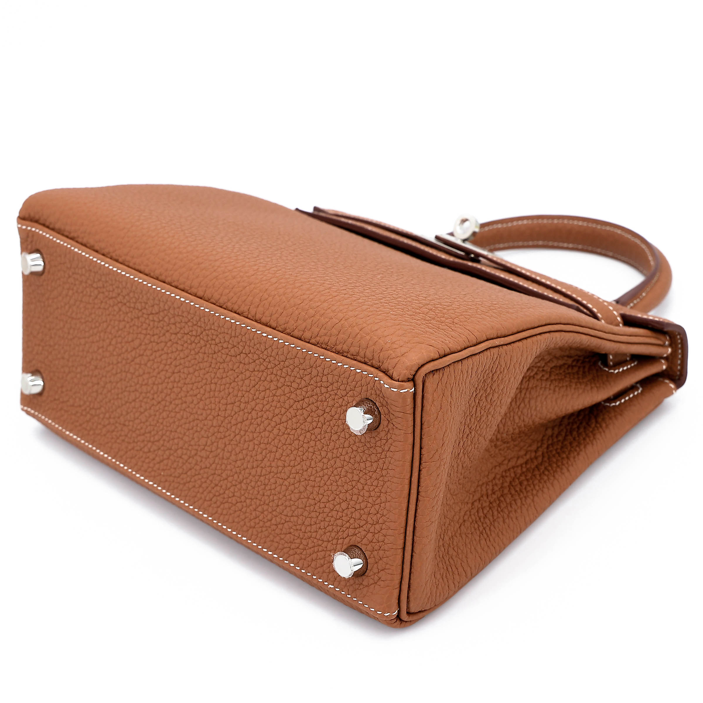 Hermès Kelly 25 Togo (Germany) Gold (37) Palladium — view 4