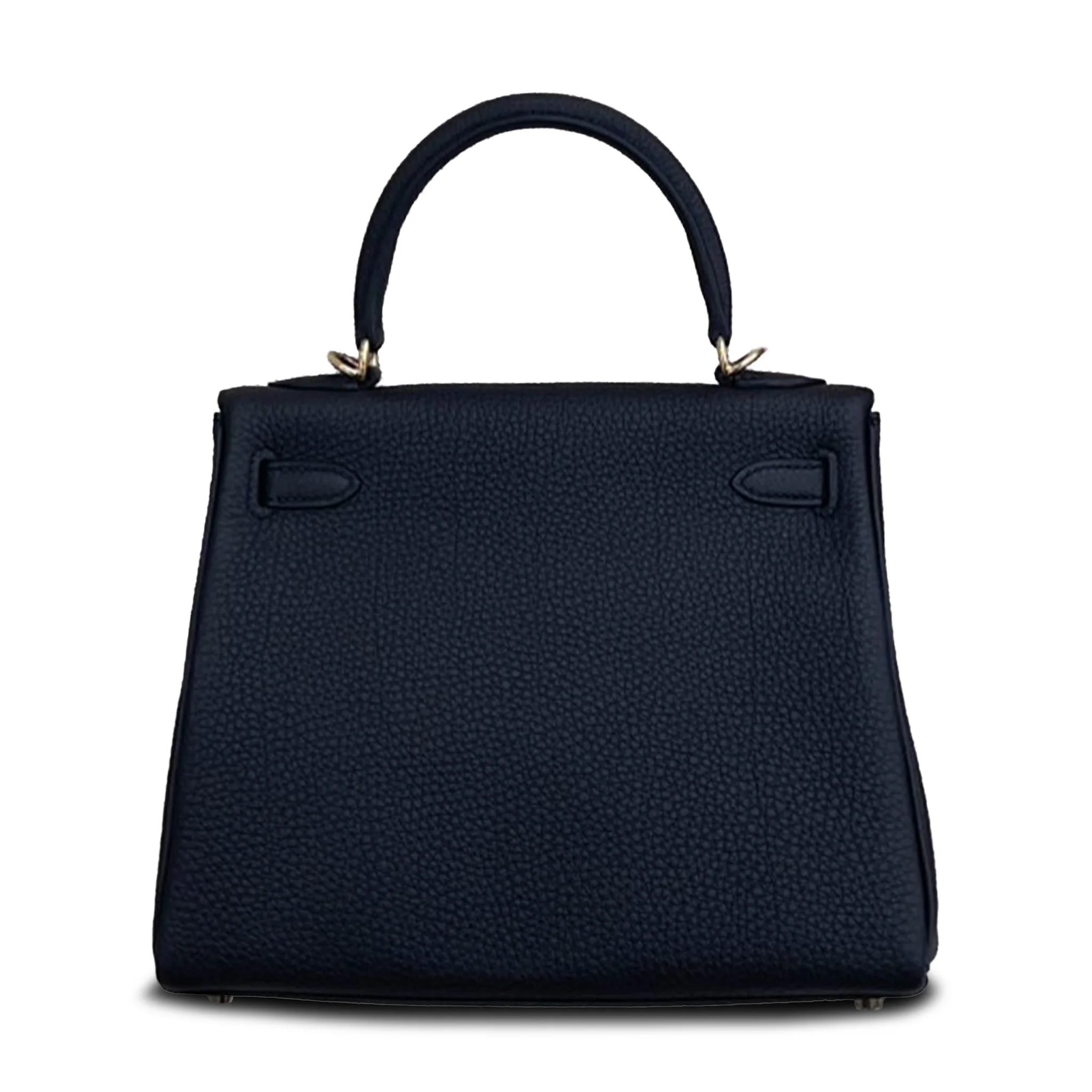 Hermès Kelly 25 Togo (Germany) Noir (89) Permabrass — view 2