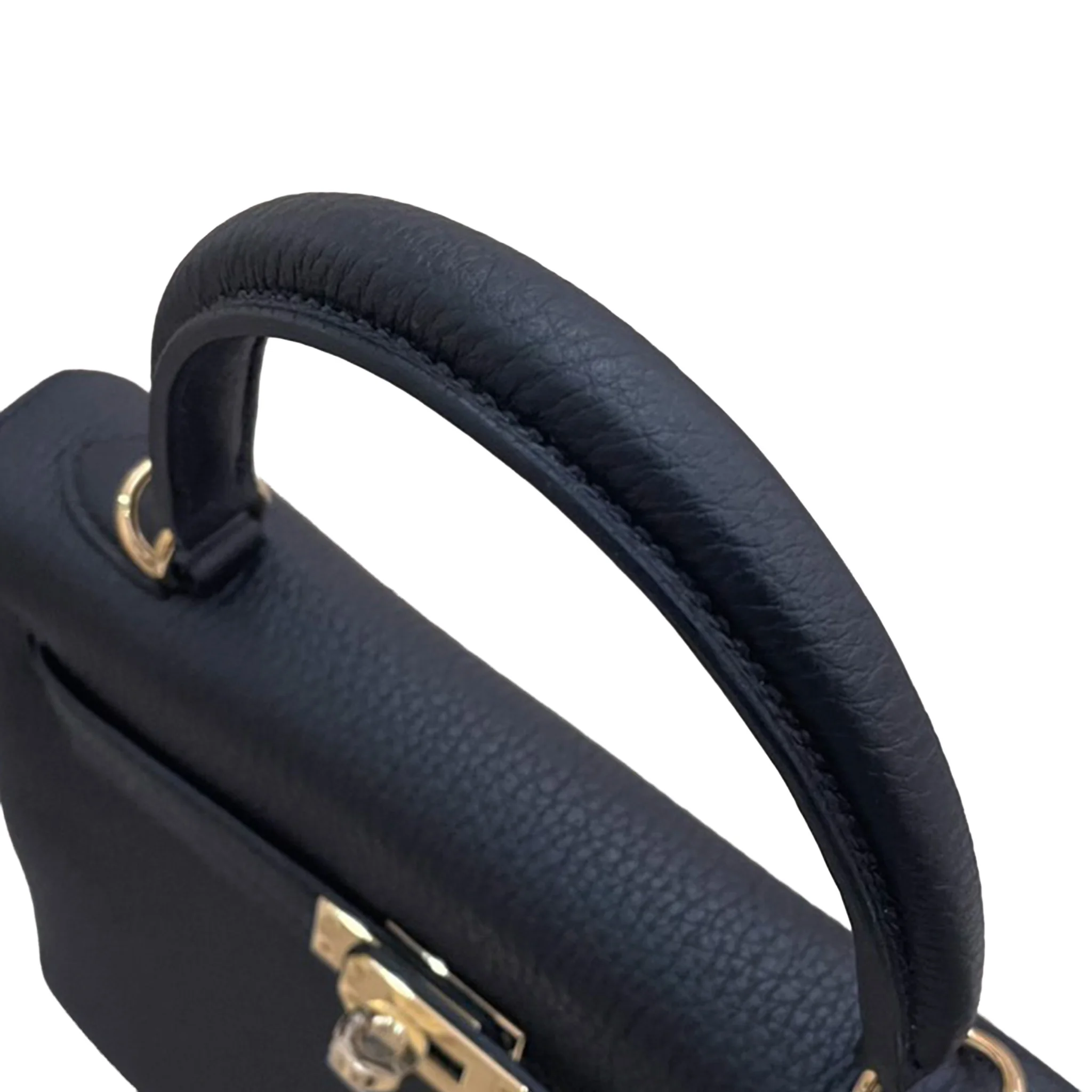 Hermès Kelly 25 Togo (Germany) Noir (89) Permabrass — view 3