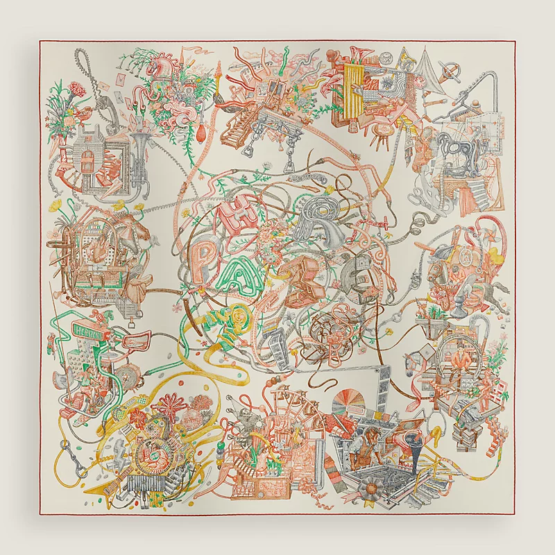 Le Monde d'Hermès shawl 140 — view 5