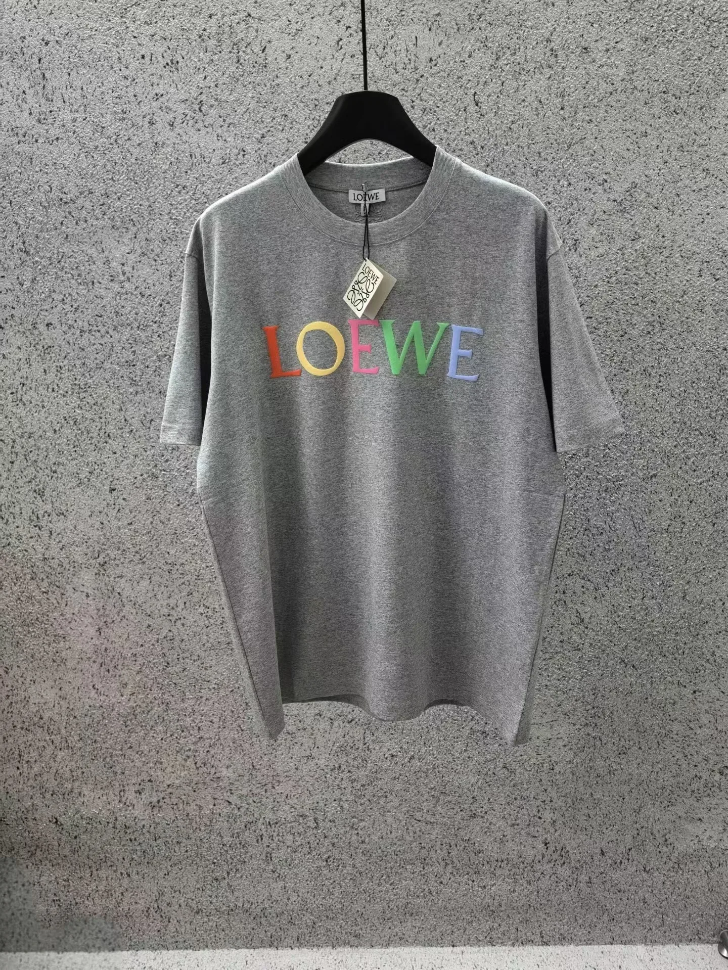 Loewe Graphic Rainbow T-Shirt (Grey)