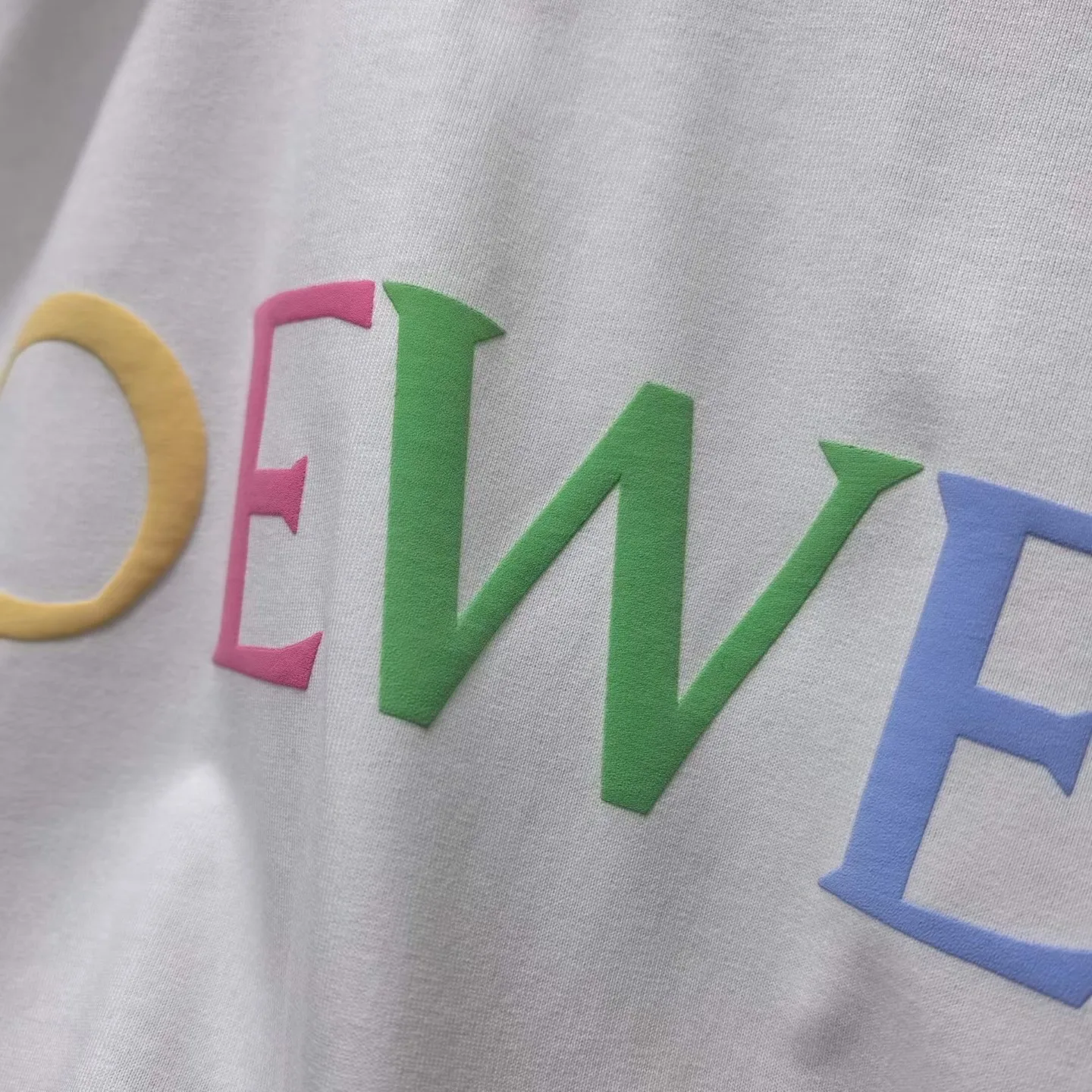Loewe Graphic Rainbow T-Shirt (White) — ビュー 3