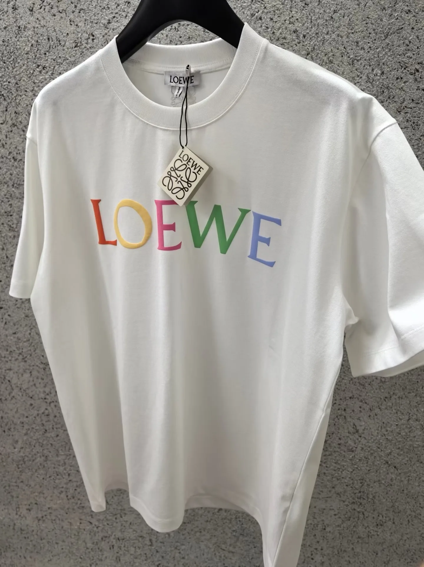 Loewe Graphic Rainbow T-Shirt (White) — ビュー 5