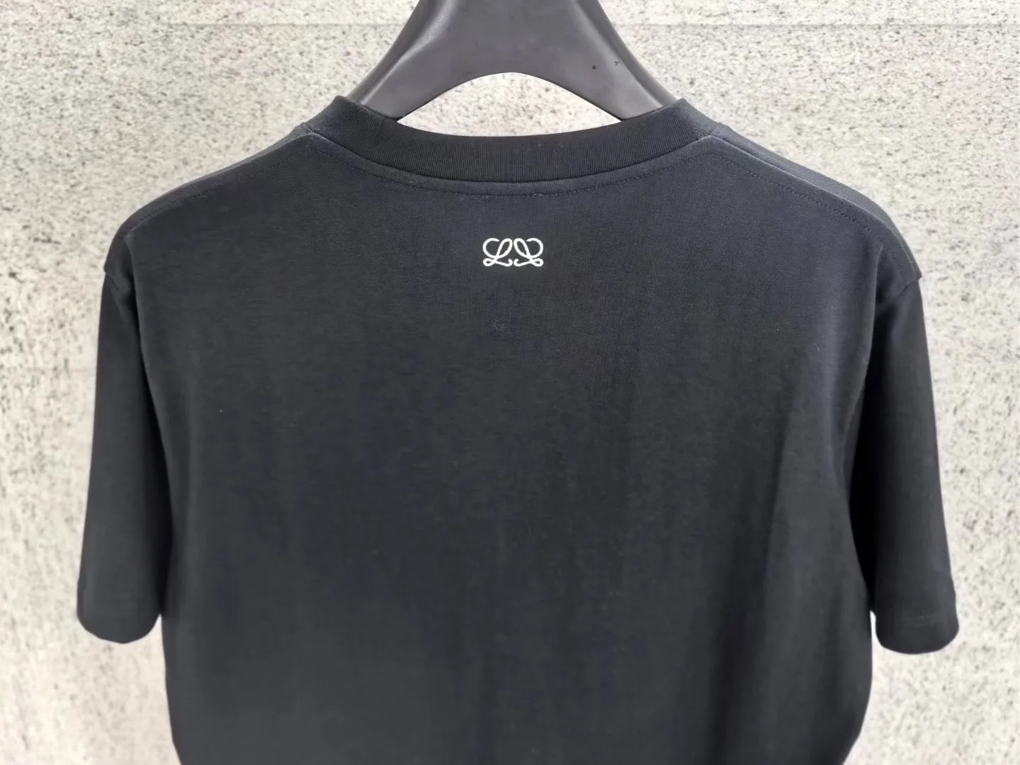 Loewe Large Lion Jersey Patch Regular fit t shirt in cotton (Black) — ビュー 4